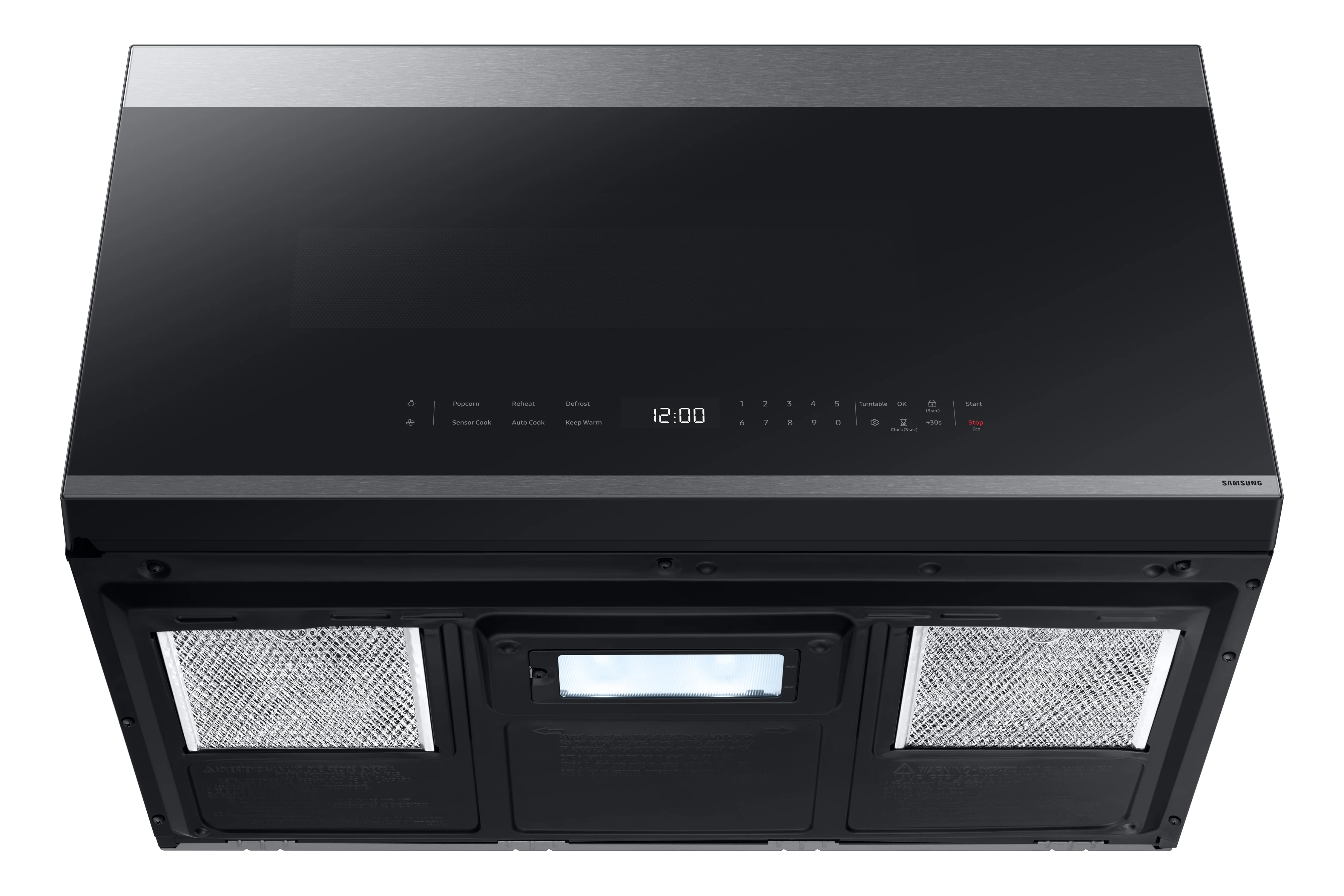 Samsung BESPOKE Stainless Steel Over the Range Microwave with 400 CFM (2.1cu.ft.) - ME21DG6500SRAC - Image 3