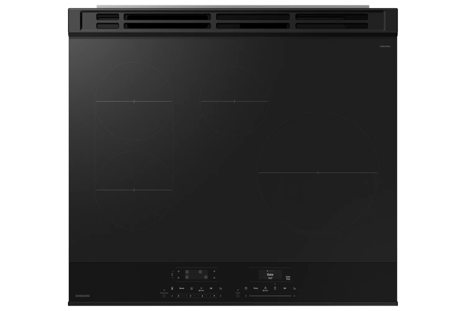 Samsung BESPOKE Stainless Steel True Convection Induction Slide in With Air Sous Vide (6.3cu.ft.) - NSI6DG9500SRAC - Image 4