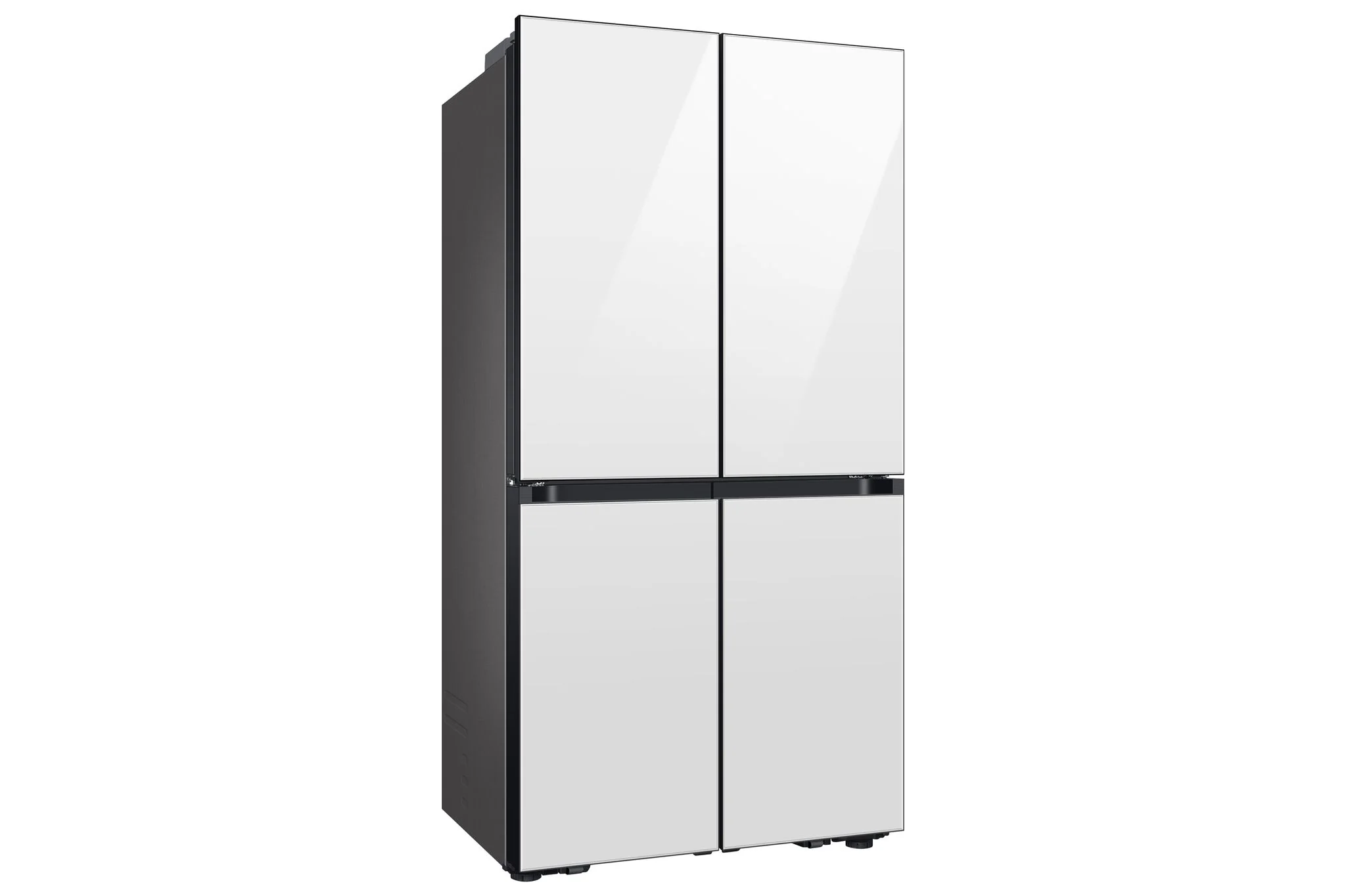 Samsung BESPOKE 36" 22.8 Cu. Ft. White Glass 4-Door Flex  French Door Refrigerator with Beverage Centre - RF23DB960012AA - Image 2