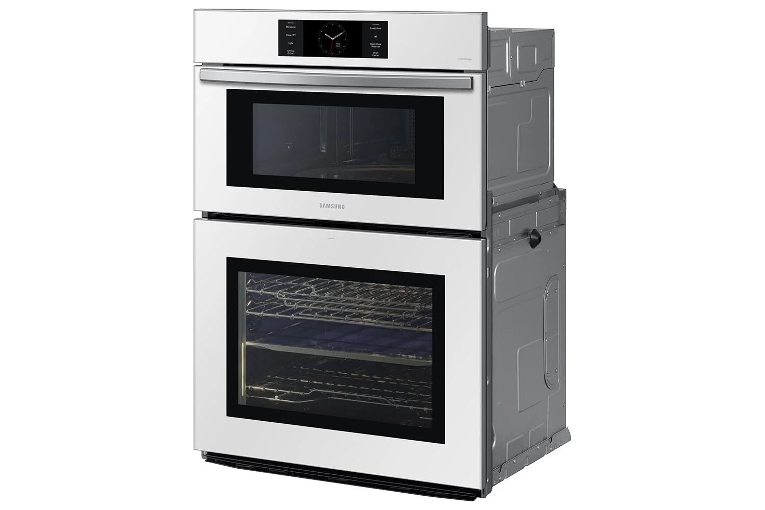 Samsung BESPOKE White Glass Combination Wall Oven (7.0 cu. ft) - NQ70CB700D12AA - Image 2