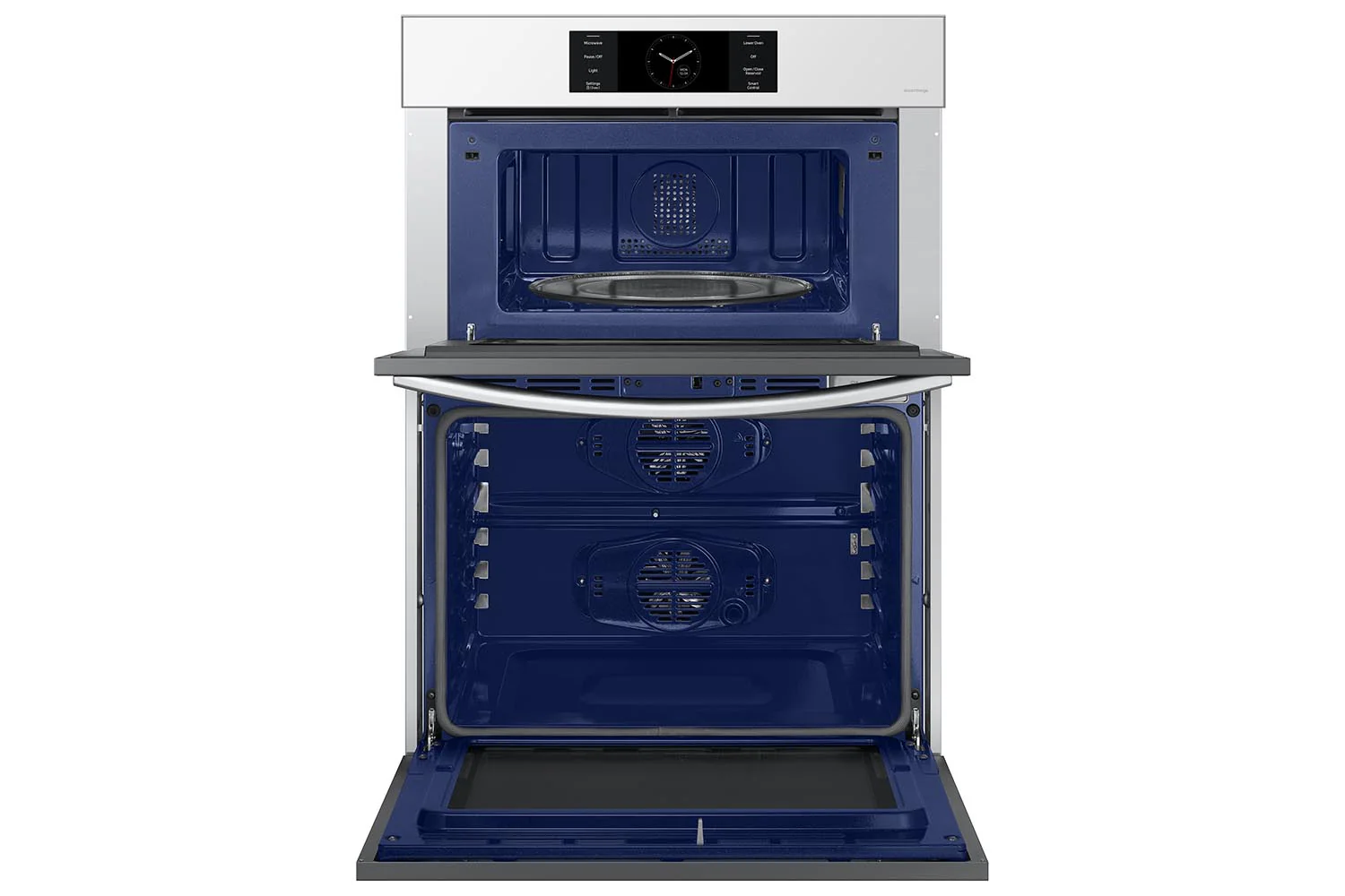 Samsung BESPOKE White Glass Combination Wall Oven (7.0 cu. ft) - NQ70CB700D12AA - Image 6