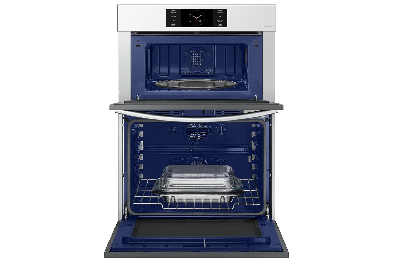 Samsung BESPOKE White Glass Combination Wall Oven (7.0 cu. ft) - NQ70CB700D12AA - Image 7