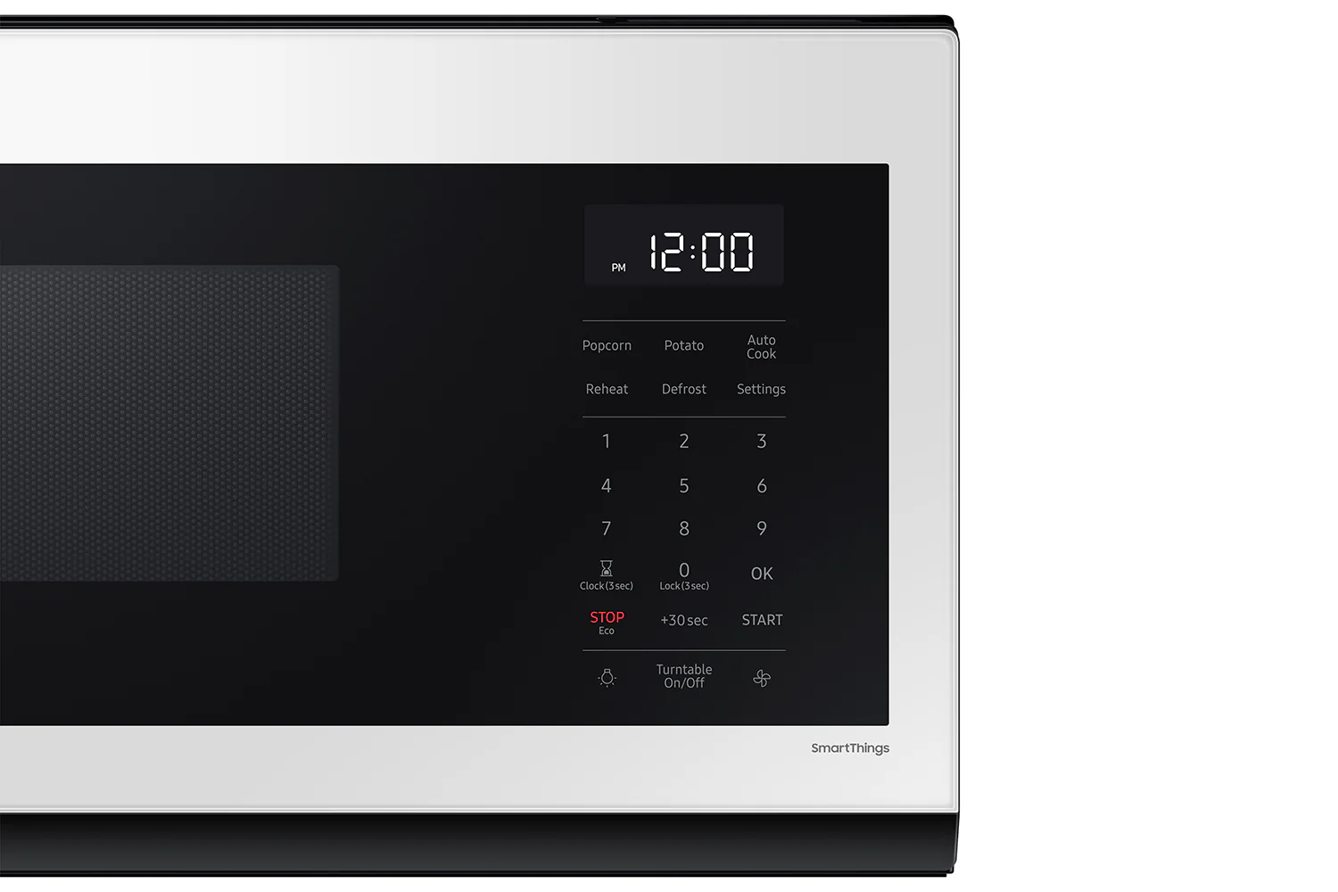 Samsung BESPOKE White Glass Over the Range Microwave (1.1 cu. ft) - ME11CB751012AC - Image 6