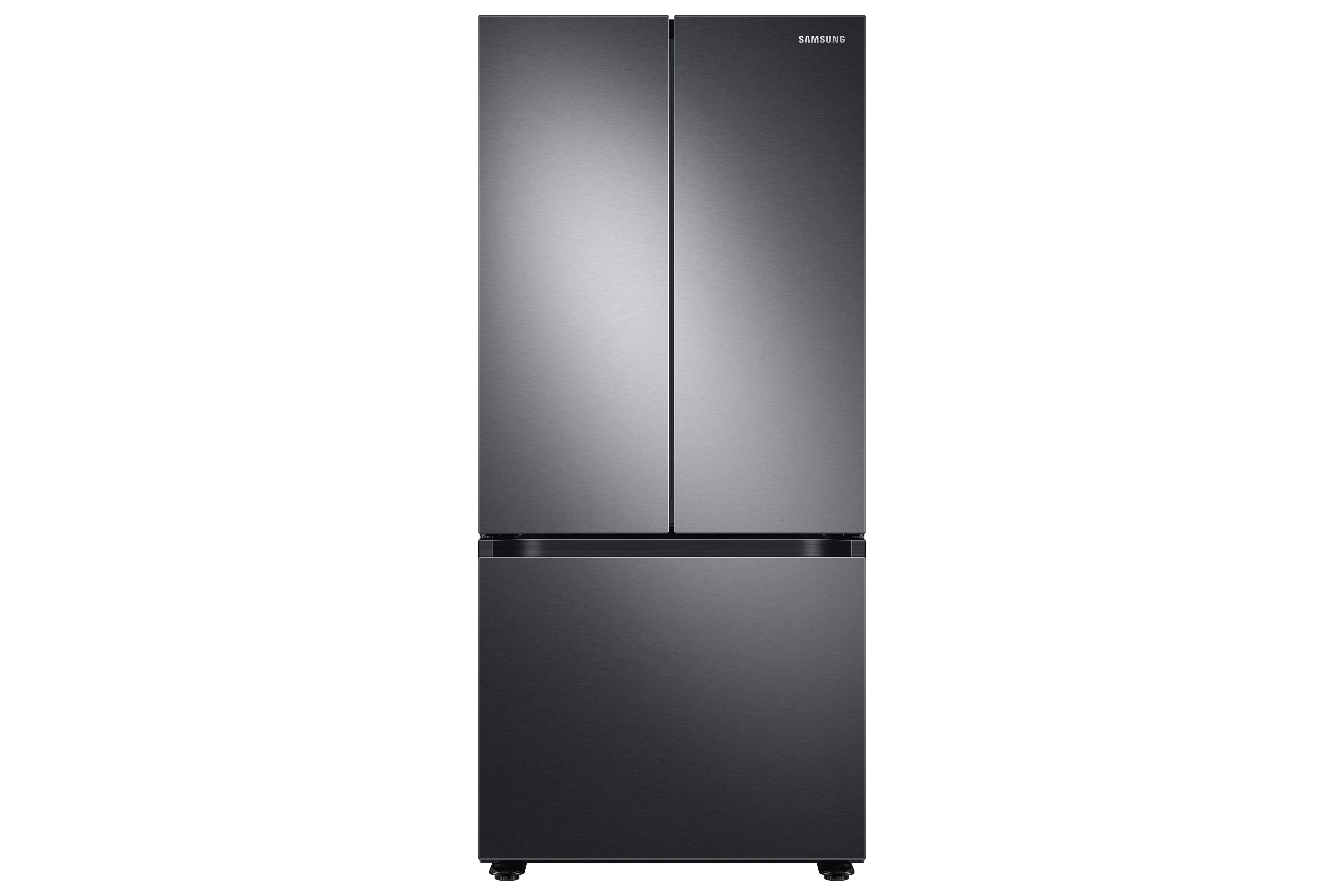 Samsung Black Stainless French Door Refrigerator (22.1 cu.ft.) - RF22A4111SG/AA - Image 2