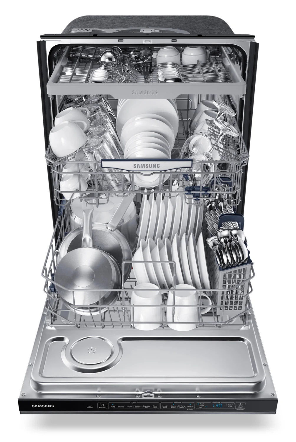 Samsung Black Stainless Steel 24" Dishwasher -	DW80K7050UG/AC - Image 5