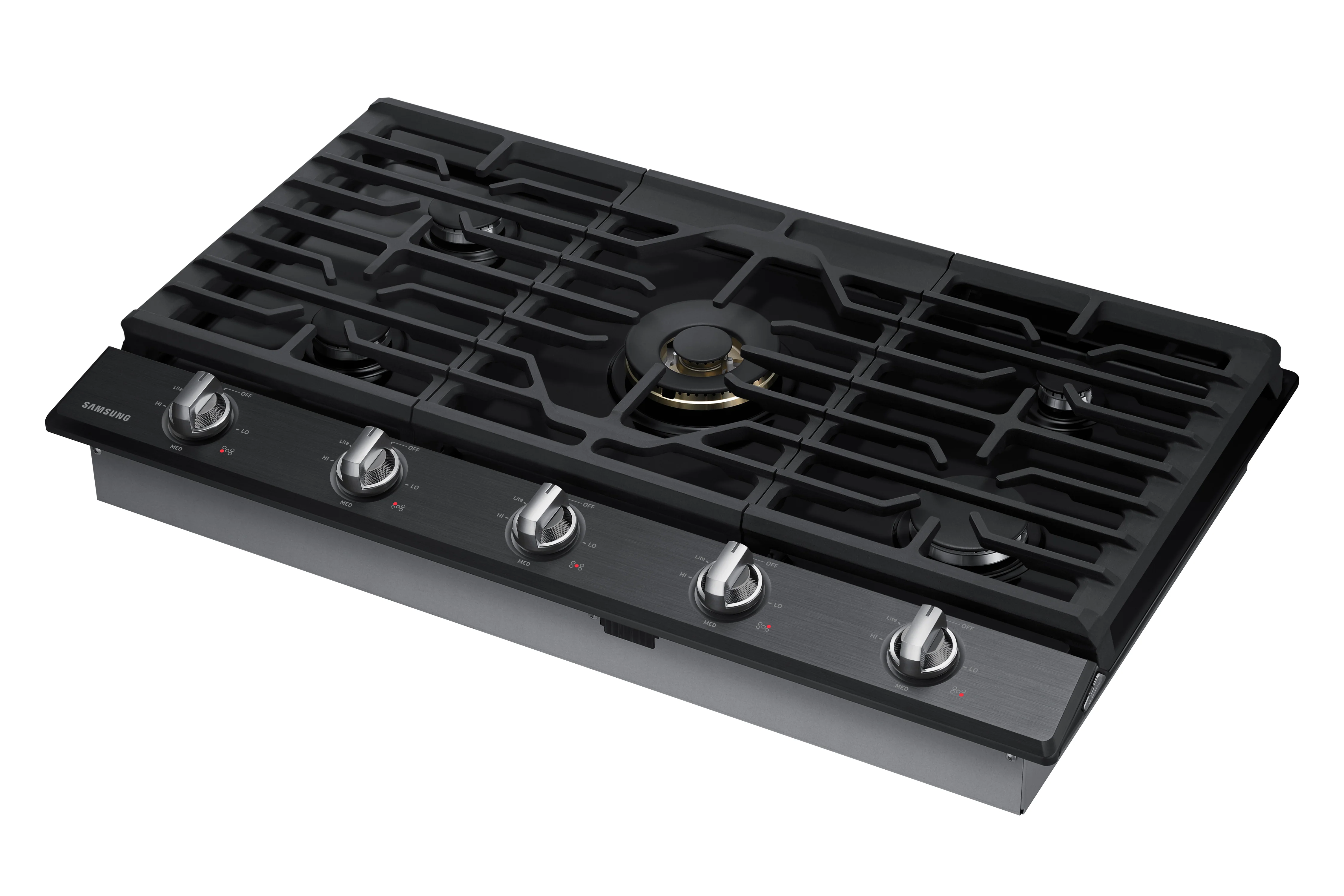 Samsung Black Stainless Steel 36" Gas Cooktop - NA36N7755TG/AA - Image 3