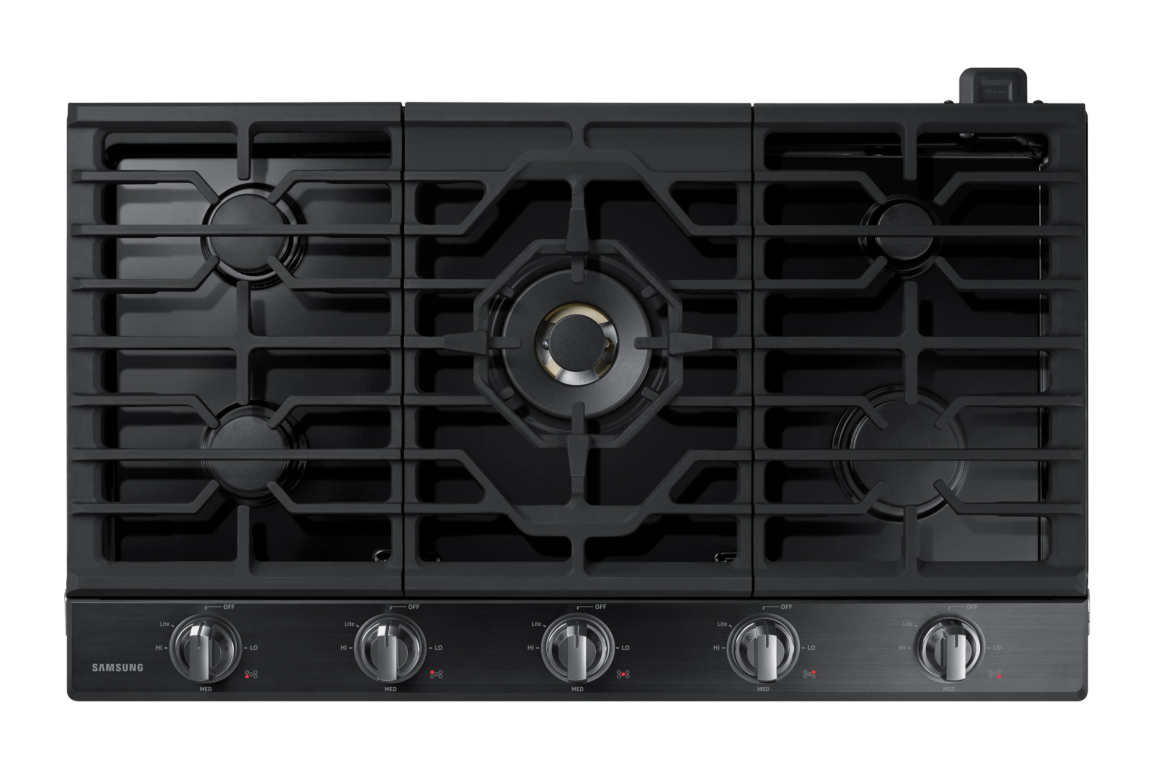 Samsung Black Stainless Steel 36" Gas Cooktop - NA36N7755TG/AA - Image 5