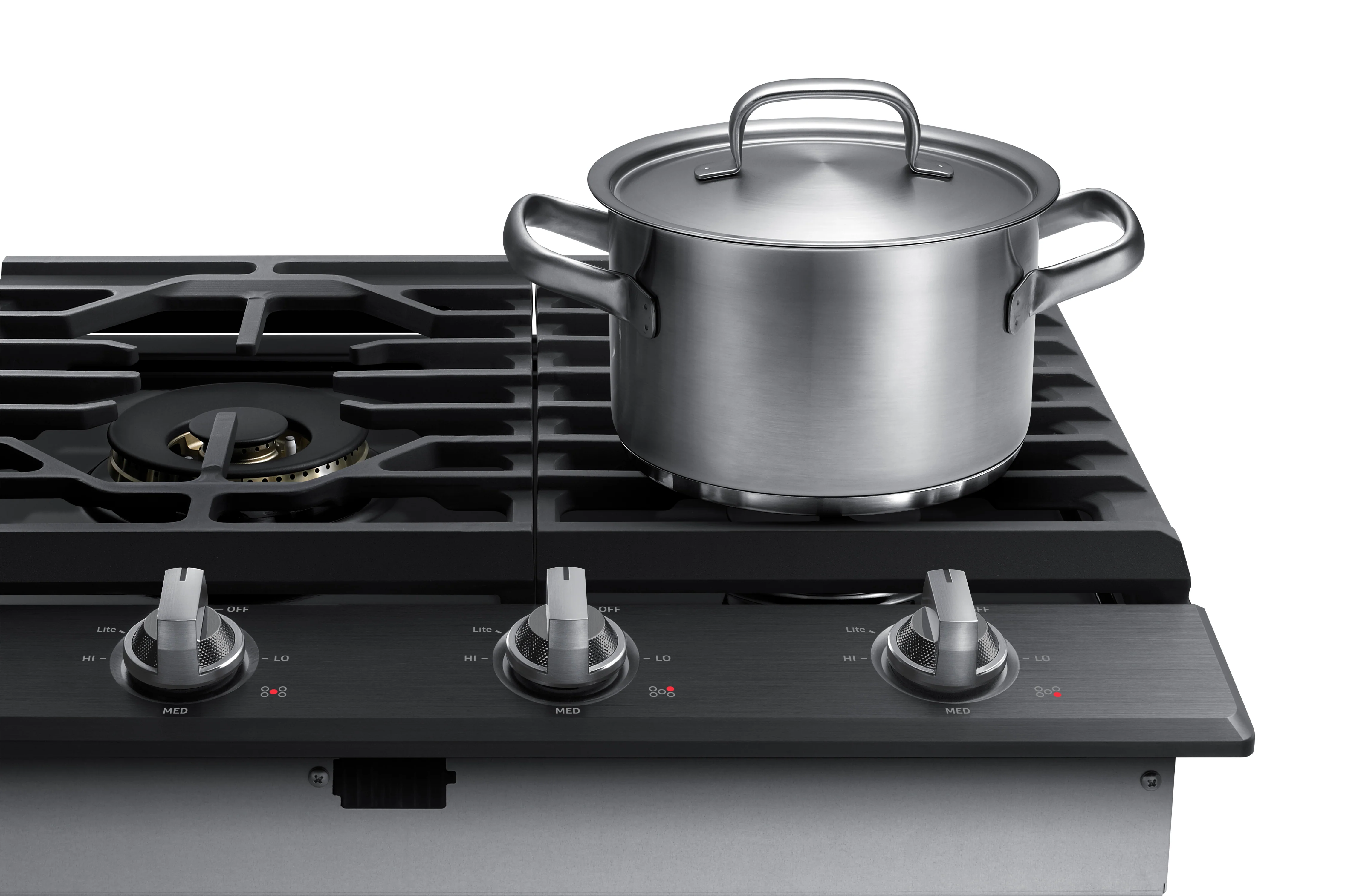 Samsung Black Stainless Steel 36" Gas Cooktop - NA36N7755TG/AA - Image 7