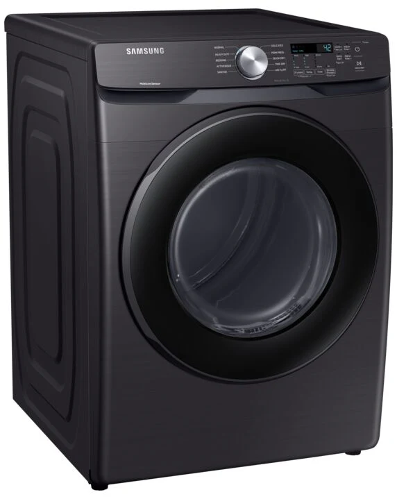 Samsung Black Stainless Steel Electric Dryer (7.5 cu. ft.) - DVE45T6005V/AC - Image 2