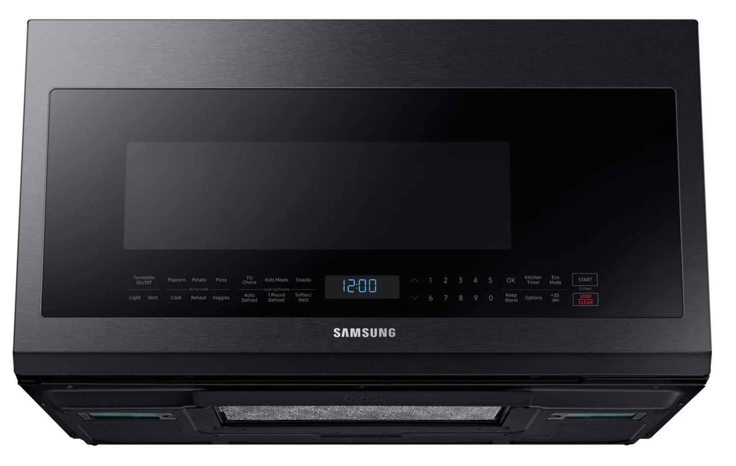 Samsung Black Stainless Steel Over-the-Range Microwave (2.1 Cu. Ft.) - ME21M706BAG/AC - Image 2