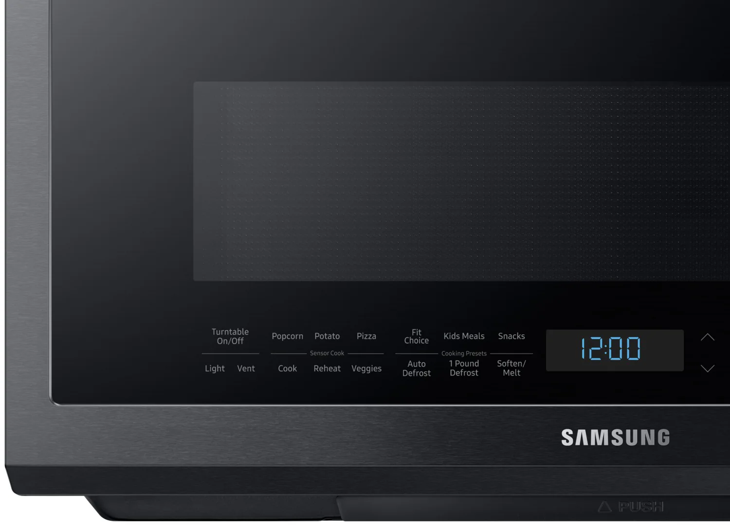 Samsung Black Stainless Steel Over-the-Range Microwave (2.1 Cu. Ft.) - ME21M706BAG/AC - Image 7