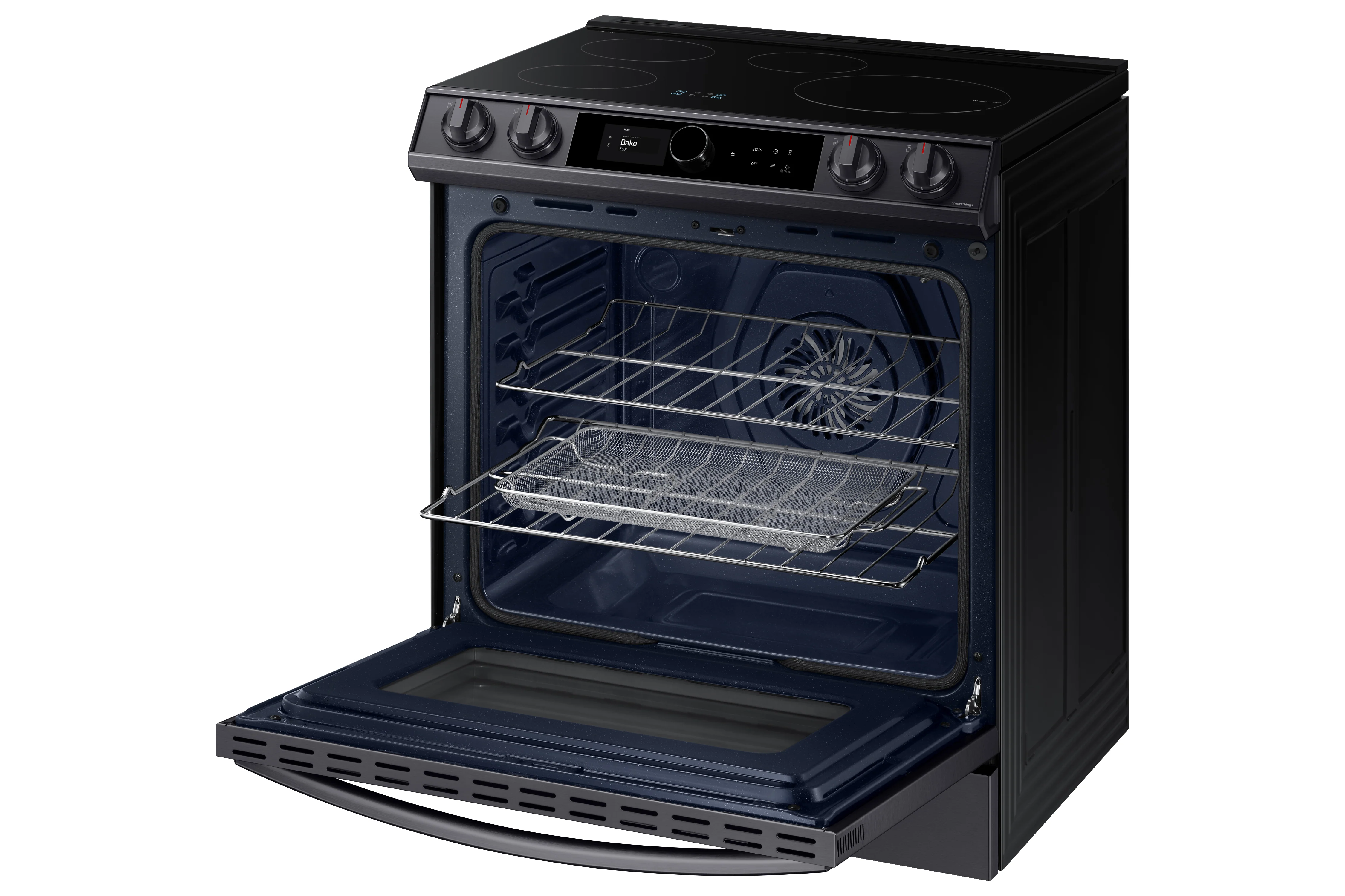 Samsung Black Stainless Steel Slide-In Induction Range with Wi-Fi and Air Fry (6.3 Cu.Ft) - NE63T8911SG/AC - Image 16
