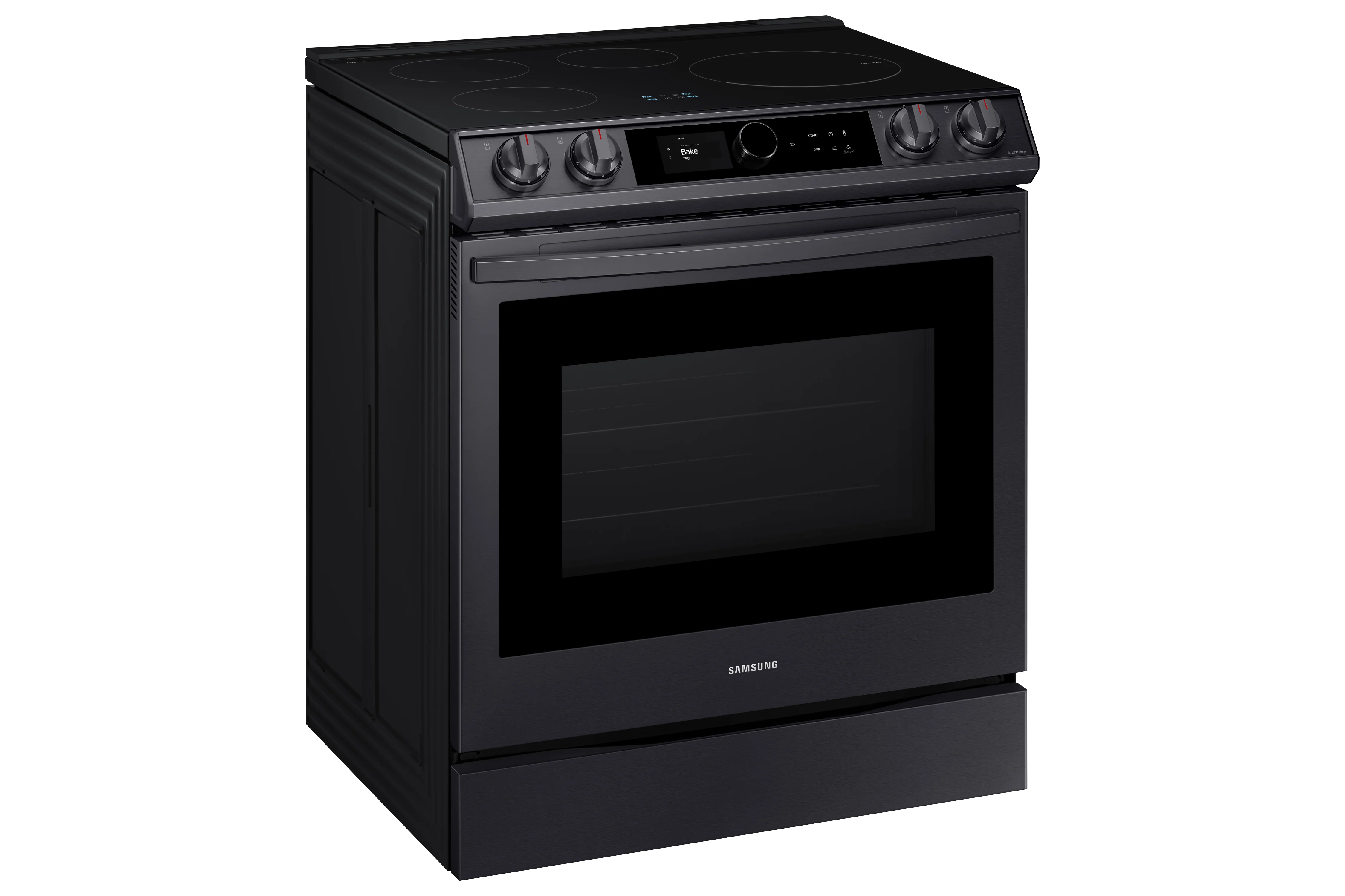 Samsung Black Stainless Steel Slide-In Induction Range with Wi-Fi and Air Fry (6.3 Cu.Ft) - NE63T8911SG/AC - Image 2