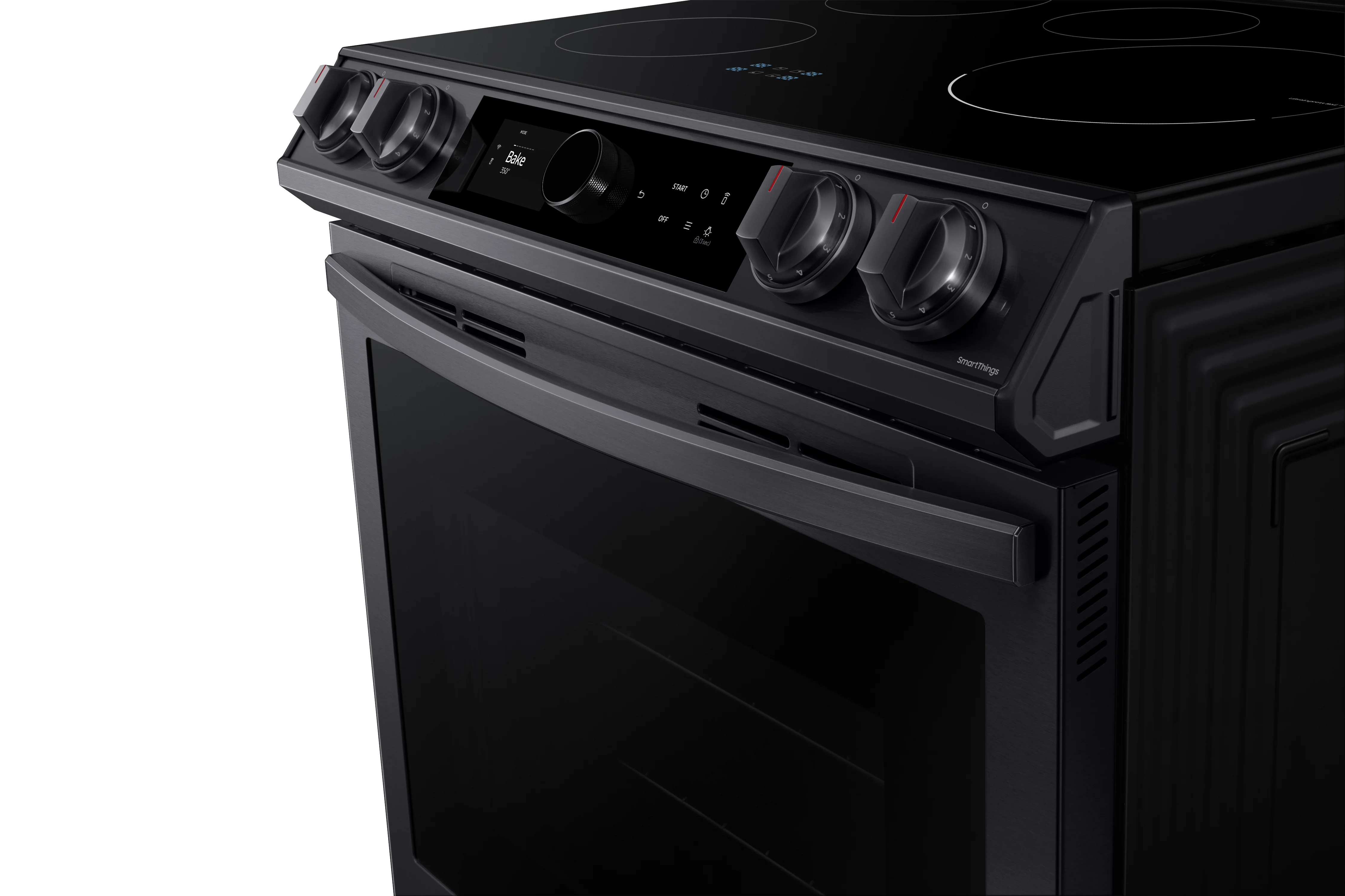 Samsung Black Stainless Steel Slide-In Induction Range with Wi-Fi and Air Fry (6.3 Cu.Ft) - NE63T8911SG/AC - Image 6