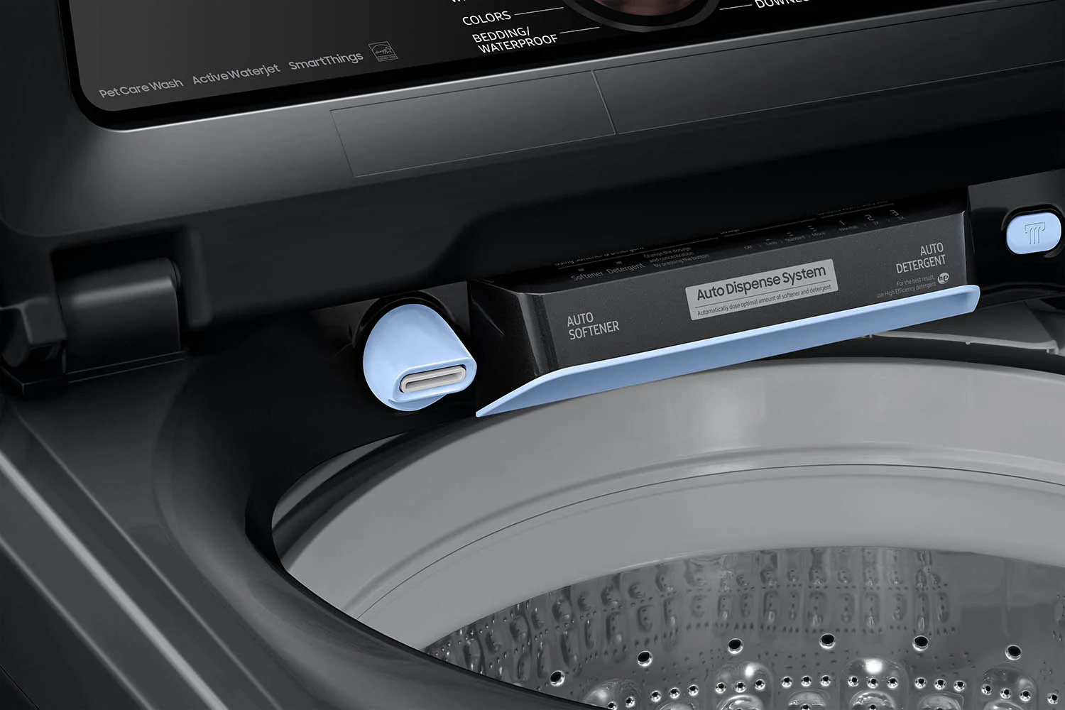 Samsung Black Stainless Ultra Capacity Top Load Washer (6.2cu.ft) - WA54CG7550AVA4 - Image 8