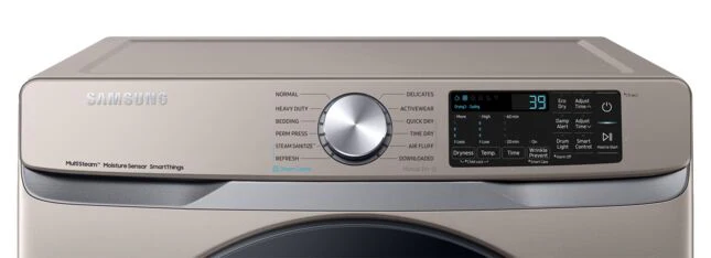 Samsung Champagne Steam Front Load Washer (5.2 cu. ft.) - WF45B6300AC/US - Image 5