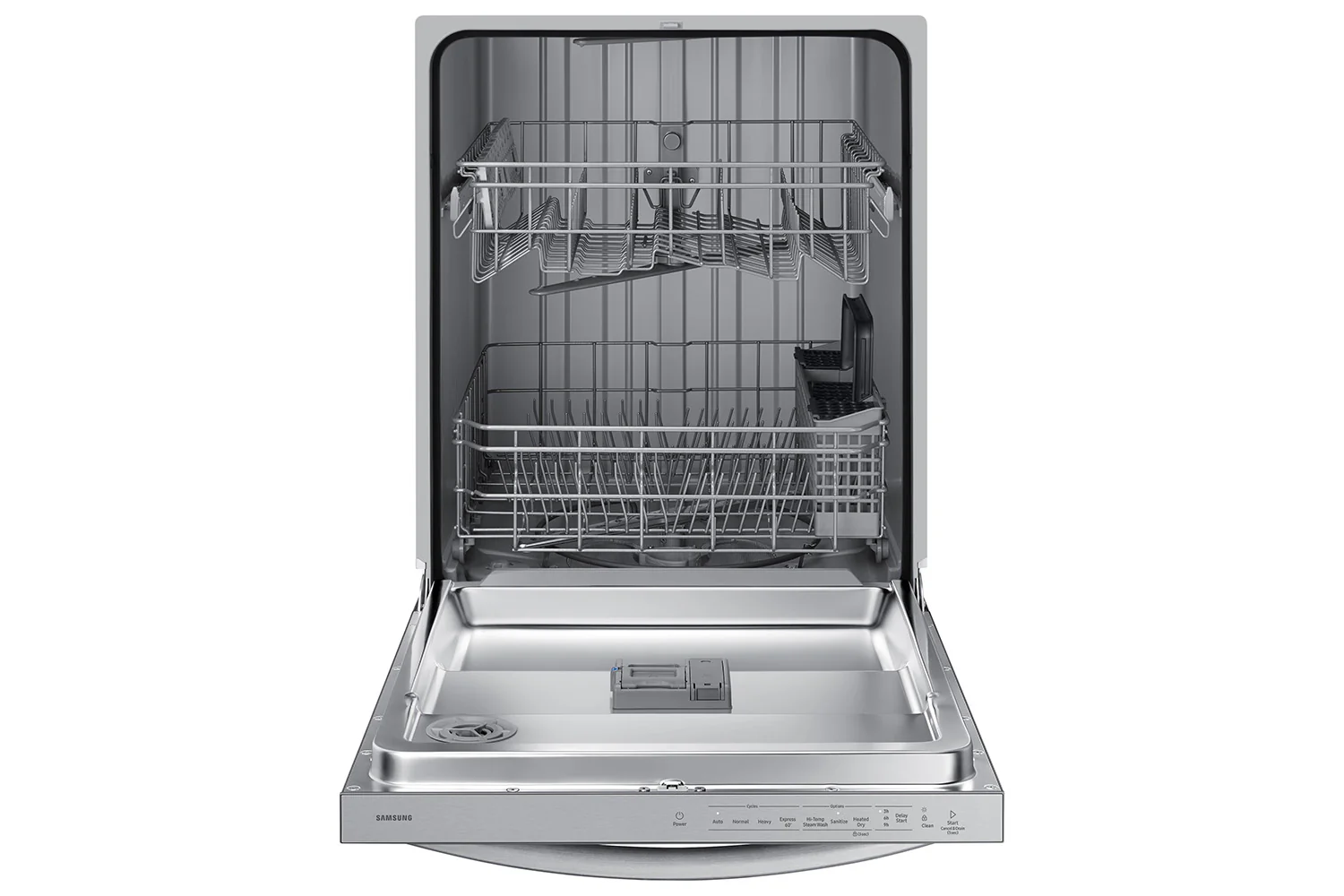 Samsung Fingerprint Resistant Stainless Kitchen Package with French Door Refrigerator, Electric Range & Built-In Dishwasher - Image 7