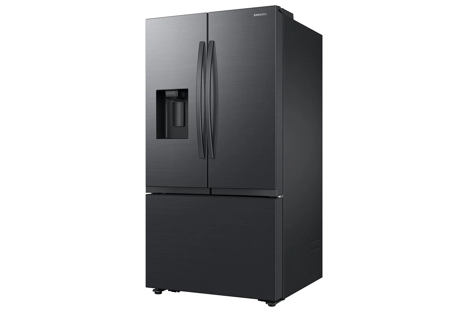 Samsung Matte Black Stainless Steel 36" French Door Refrigerator (31cu.ft) - RF32CG5400MTAA - Image 3