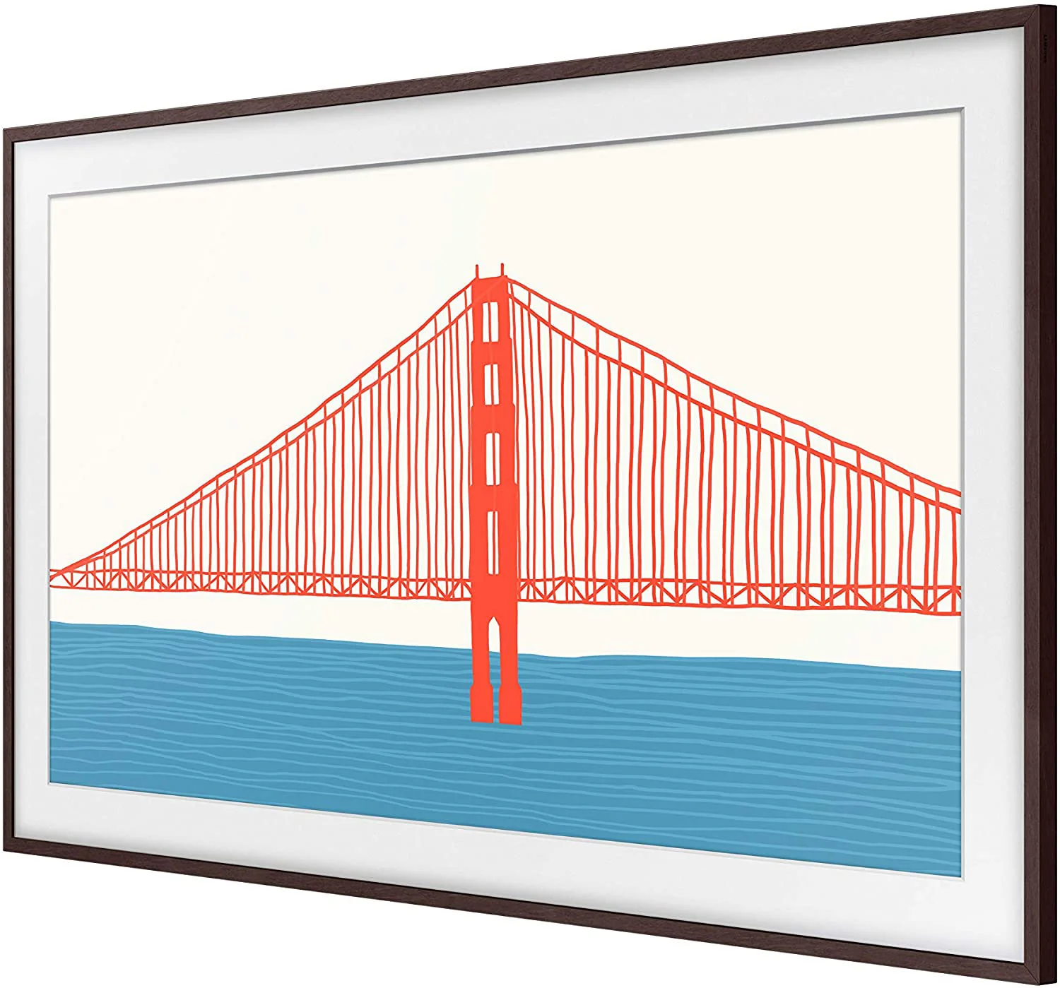 Samsung Modern Brown 43" Customizable Frame for 2021 The Frame TV - VG-SCFA43BWBZA - Image 3