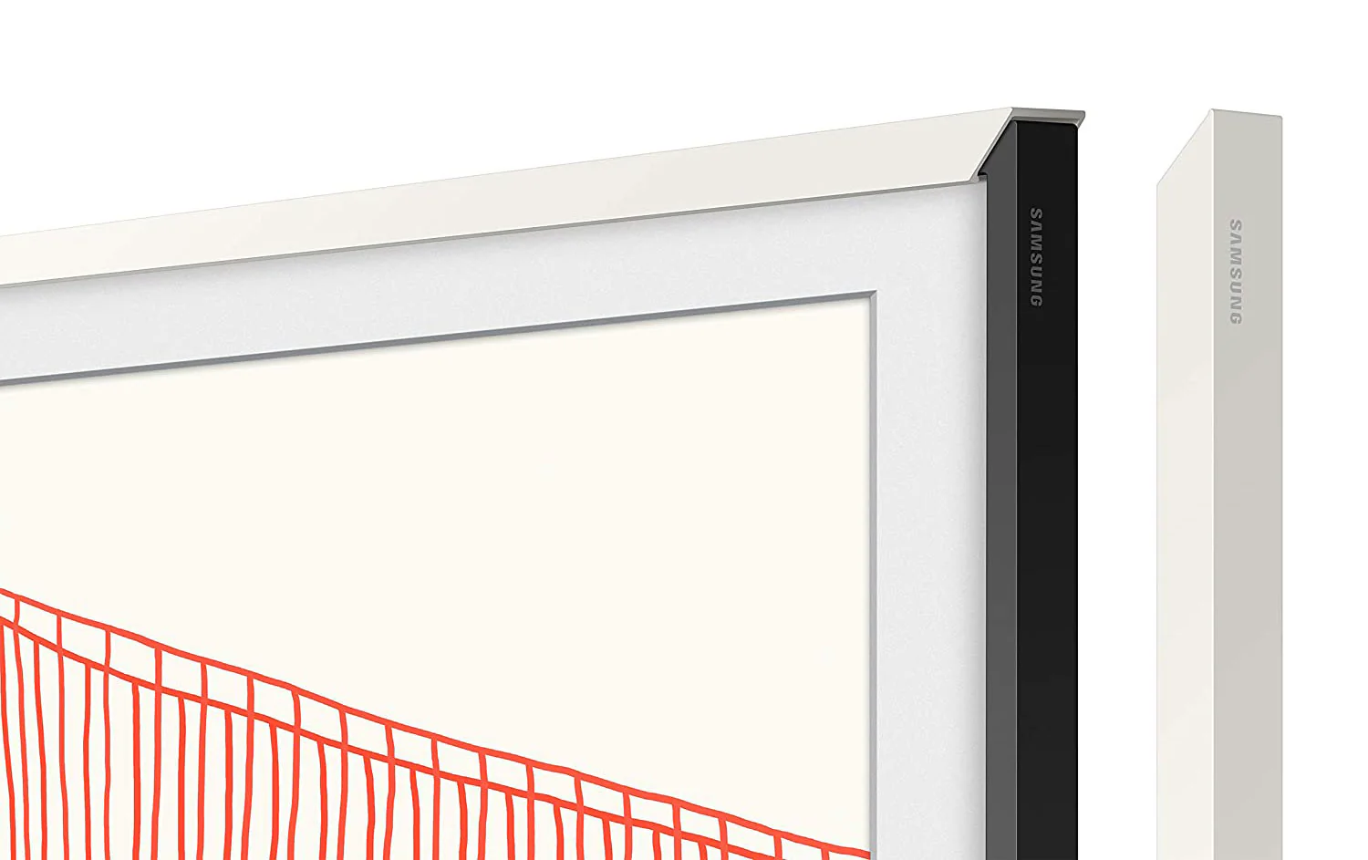 Samsung Modern White 43" Customizable Frame for 2021 The Frame TV - VG-SCFA43WTBZA - Image 5