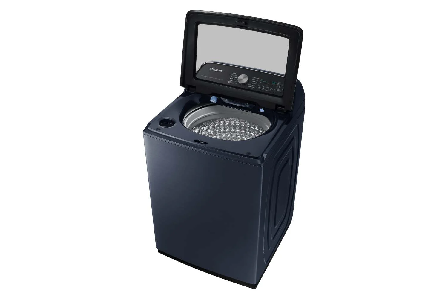 Samsung Navy Top Load Washer with Pet Care and Agitator (6.1cu.ft) & Smart Dryer with Pet Care (7.4cu.ft) - WA53CG7155ADA4/DVE54CG7155DAC - Image 4