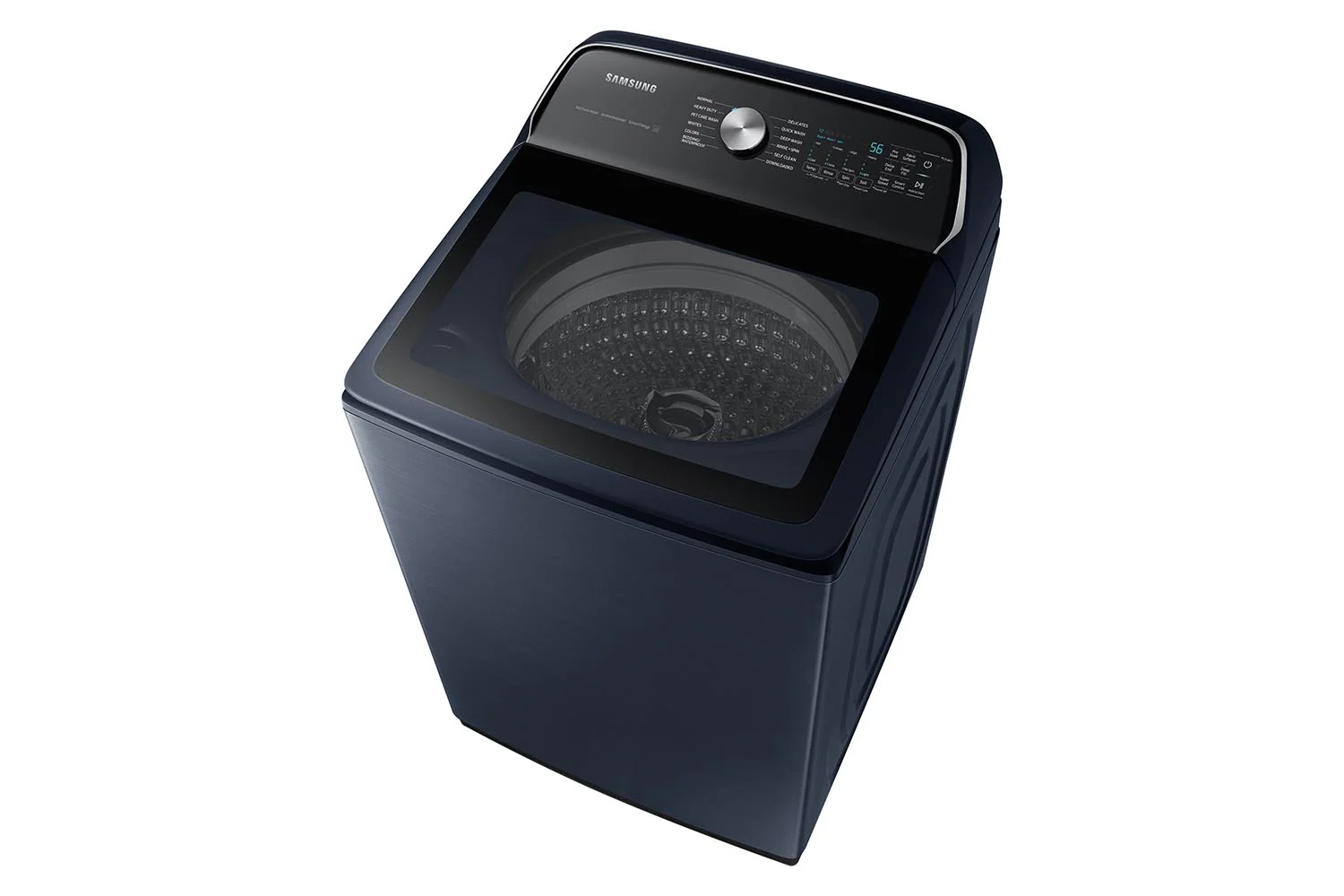 Samsung Navy Top Load Washer with Pet Care and Agitator (6.1cu.ft) - WA53CG7155ADA4 - Image 4