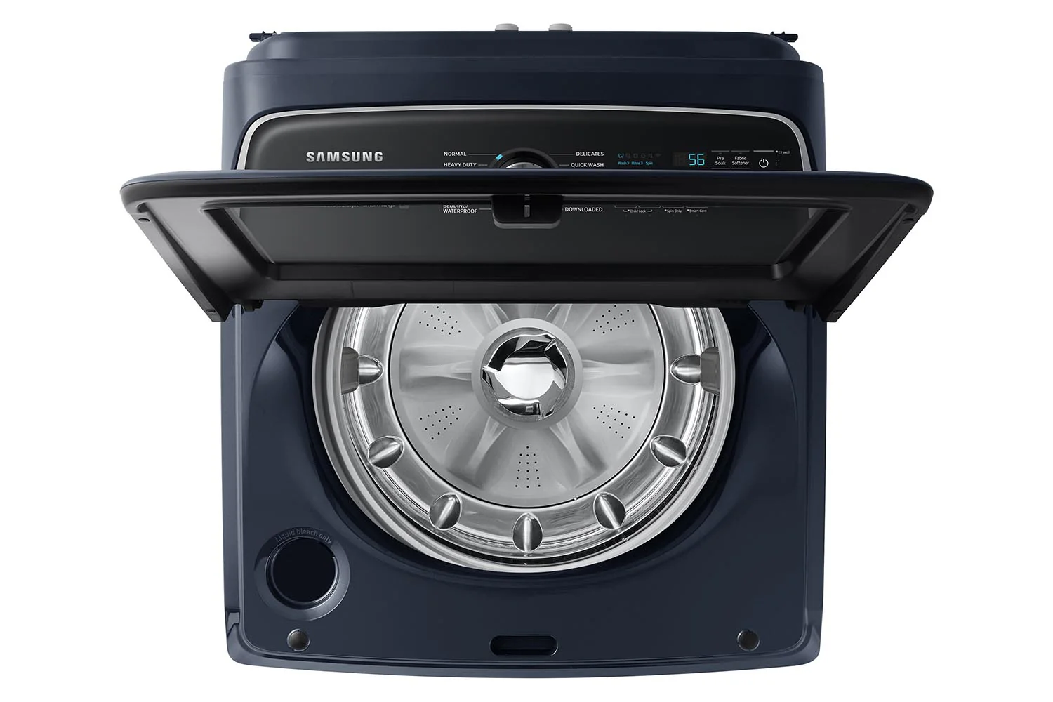 Samsung Navy Top Load Washer with Pet Care and Agitator (6.1cu.ft) - WA53CG7155ADA4 - Image 6