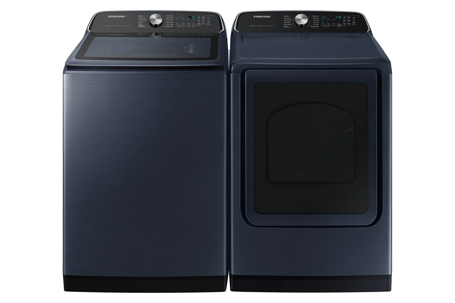 Samsung Navy Top Load Washer with Pet Care and Agitator (6.1cu.ft) - WA53CG7155ADA4 - Image 9