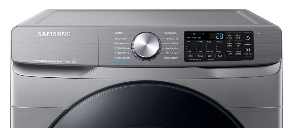 Samsung Platinum Steam Front Load Washer (5.2 cu. ft.) - WF45B6300AP/US - Image 7