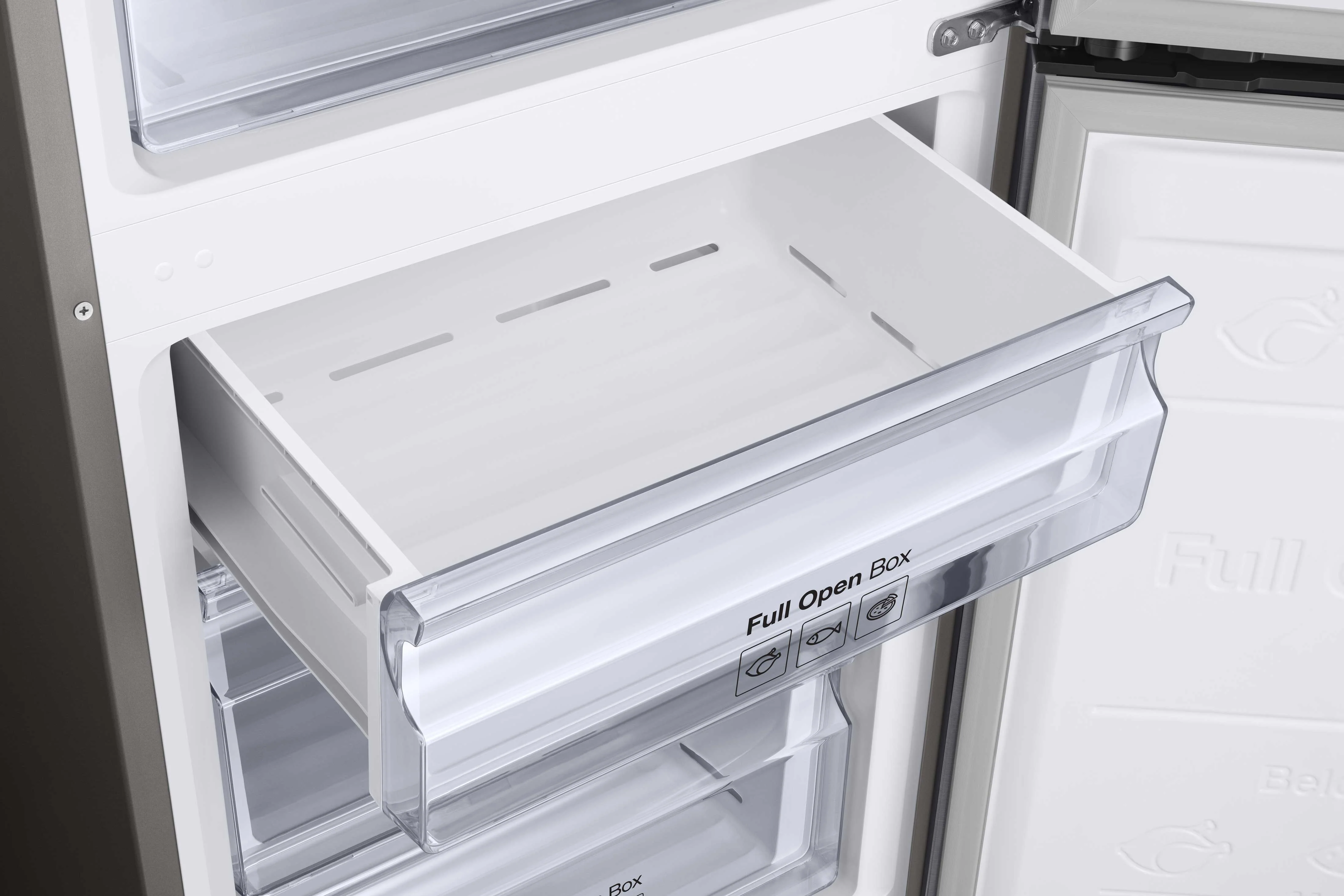 Samsung 23.37" 11.3 Cu. Ft. Stainless Steel 2-Door Bottom-Freezer Refrigerator - RB10FSR4ESR/AA - Image 10