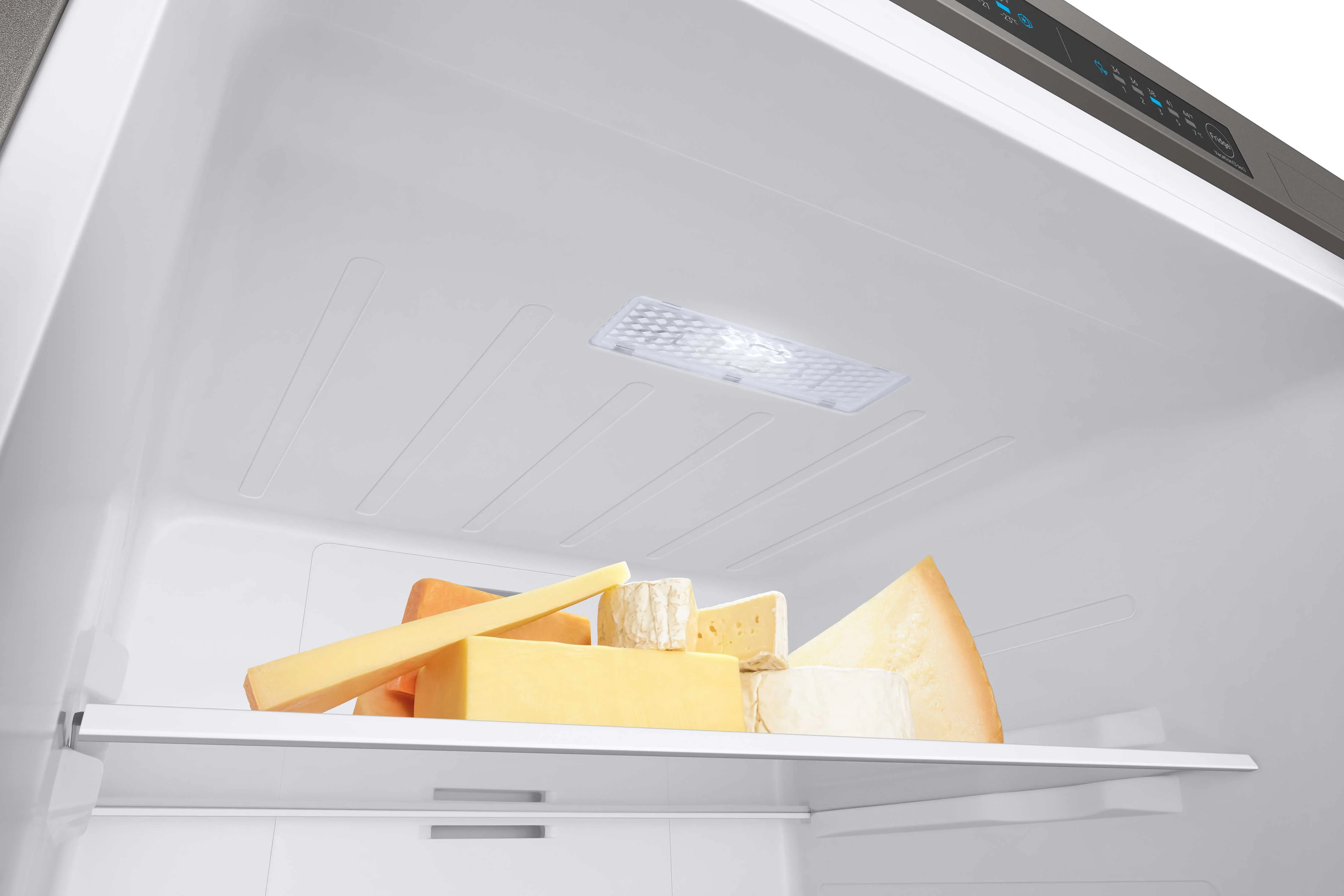 Samsung 23.37" 11.3 Cu. Ft. Stainless Steel 2-Door Bottom-Freezer Refrigerator - RB10FSR4ESR/AA - Image 7