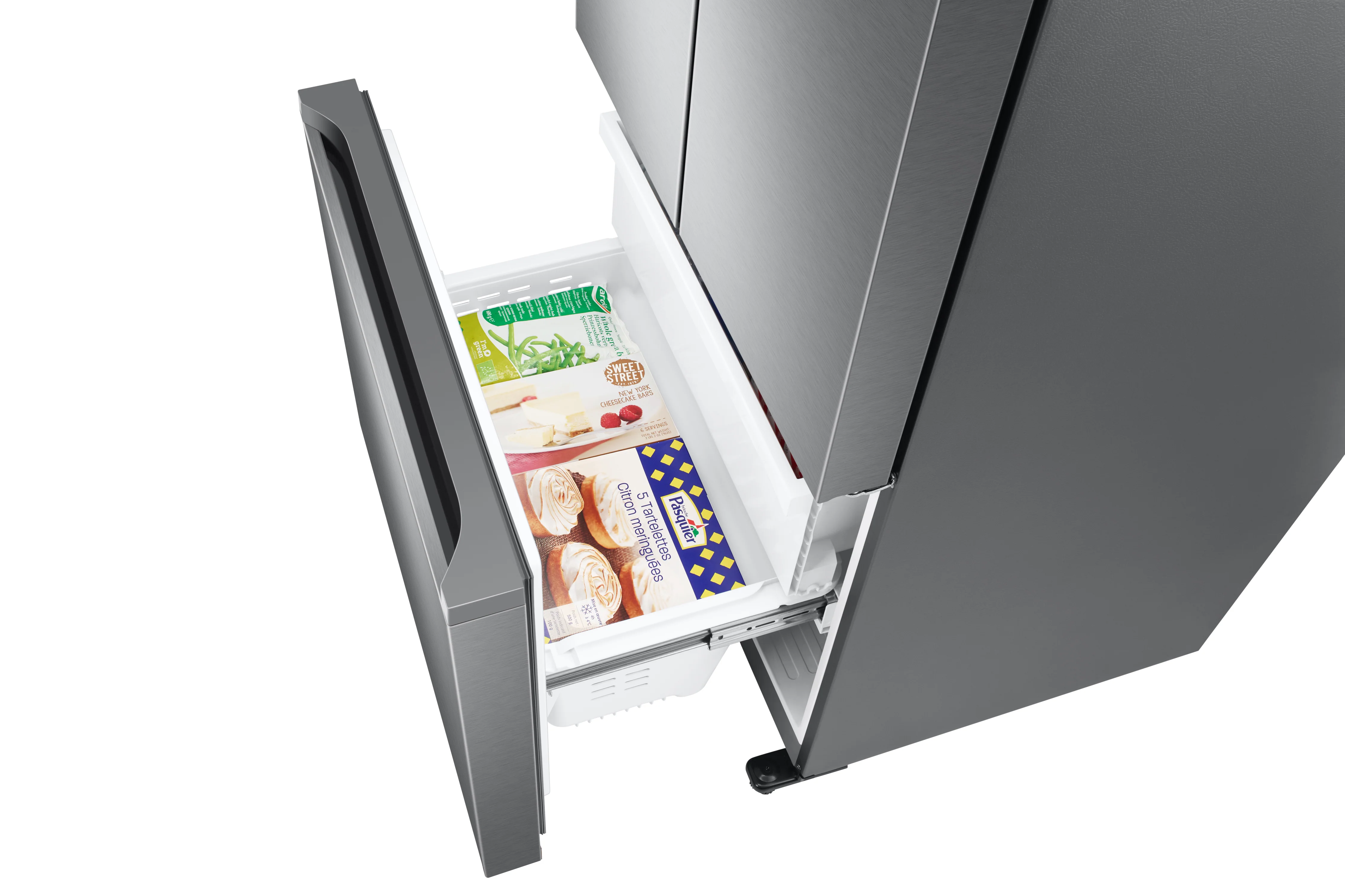 Samsung 33" 17.5 Cu. Ft. Stainless Steel Counter-Depth French Door Refrigerator - RF18A5101SR/AA - Image 12