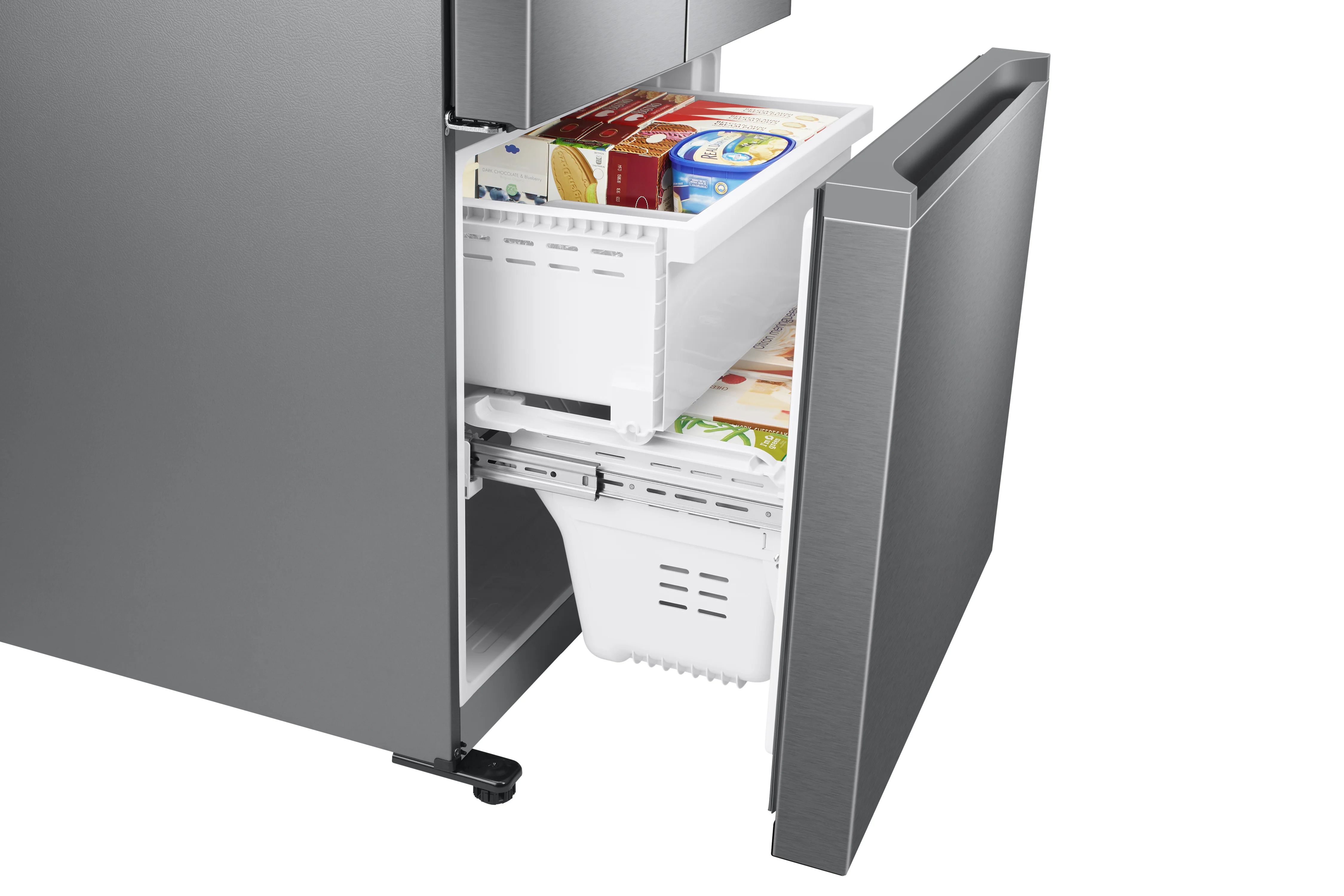 Samsung 33" 17.5 Cu. Ft. Stainless Steel Counter-Depth French Door Refrigerator - RF18A5101SR/AA - Image 4