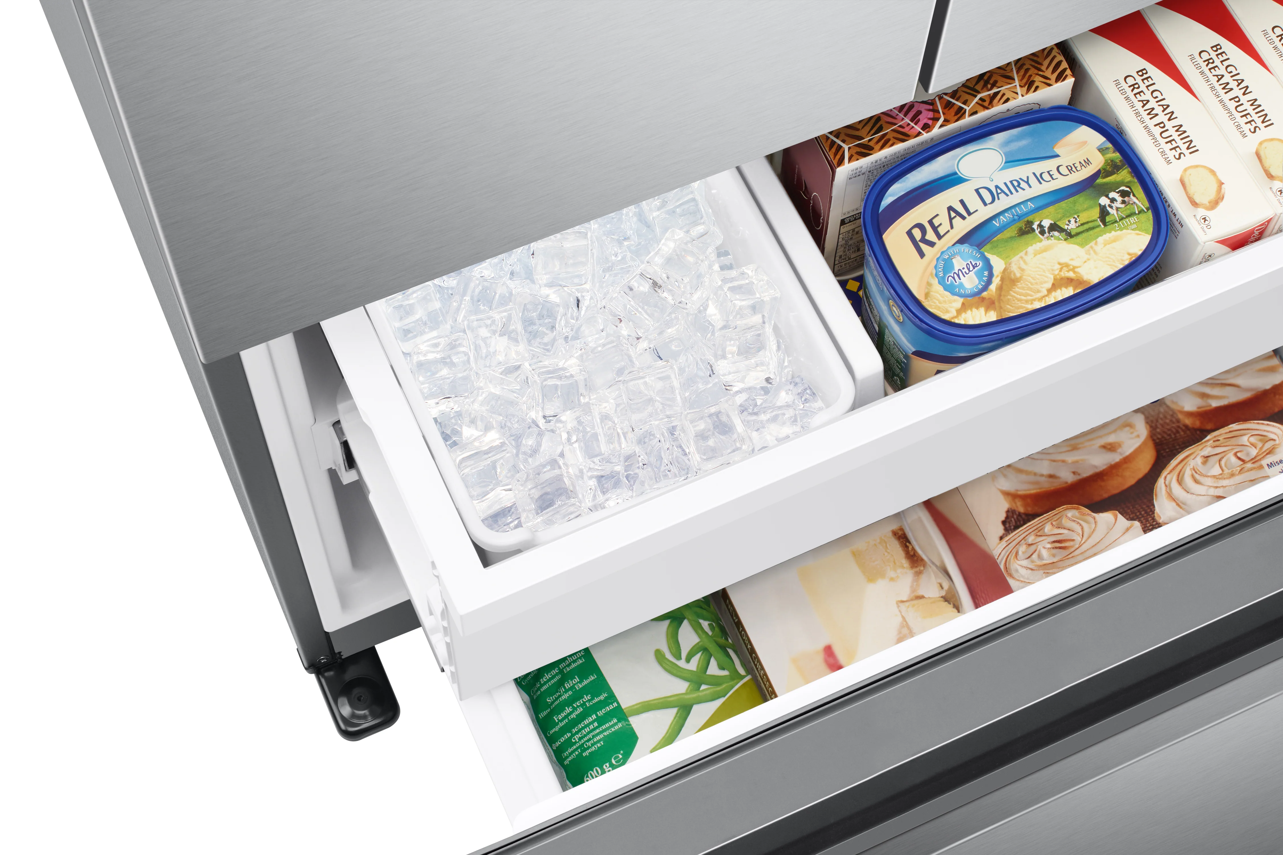Samsung 33" 17.5 Cu. Ft. Stainless Steel Counter-Depth French Door Refrigerator - RF18A5101SR/AA - Image 6