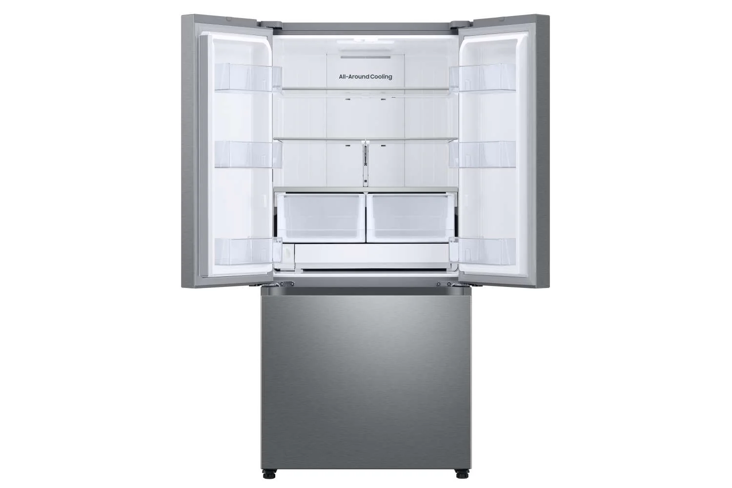 Samsung 33" 24.5 Cu. Ft. Stainless Steel French Door Refrigerator - RF25C5151SR/AA - Image 4