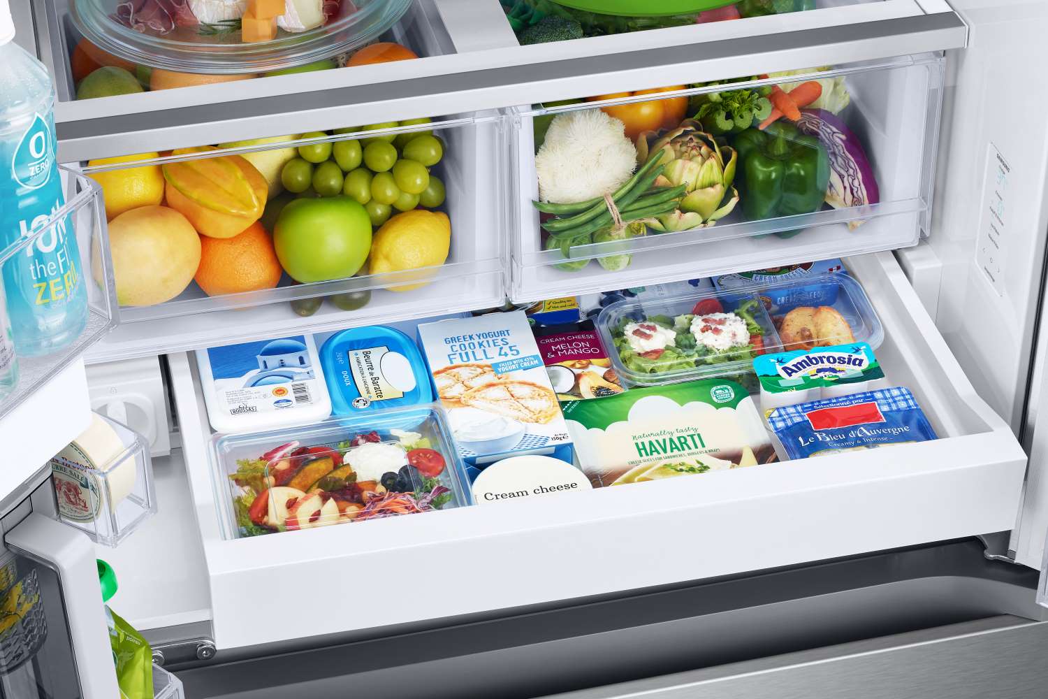 Samsung 33" 24.5 Cu. Ft. Stainless Steel French Door Refrigerator with Internal Ice & Water - RF25C5551SR/AA - Image 8