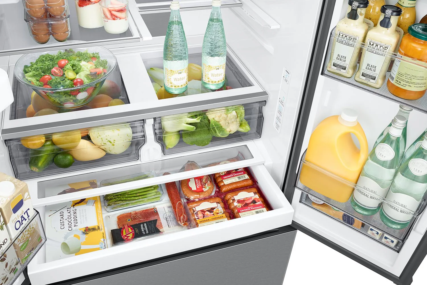 Samsung 36" 31 Cu. Ft. Stainless Steel French Door Refrigerator - RF32CG5400SRAA - Image 7