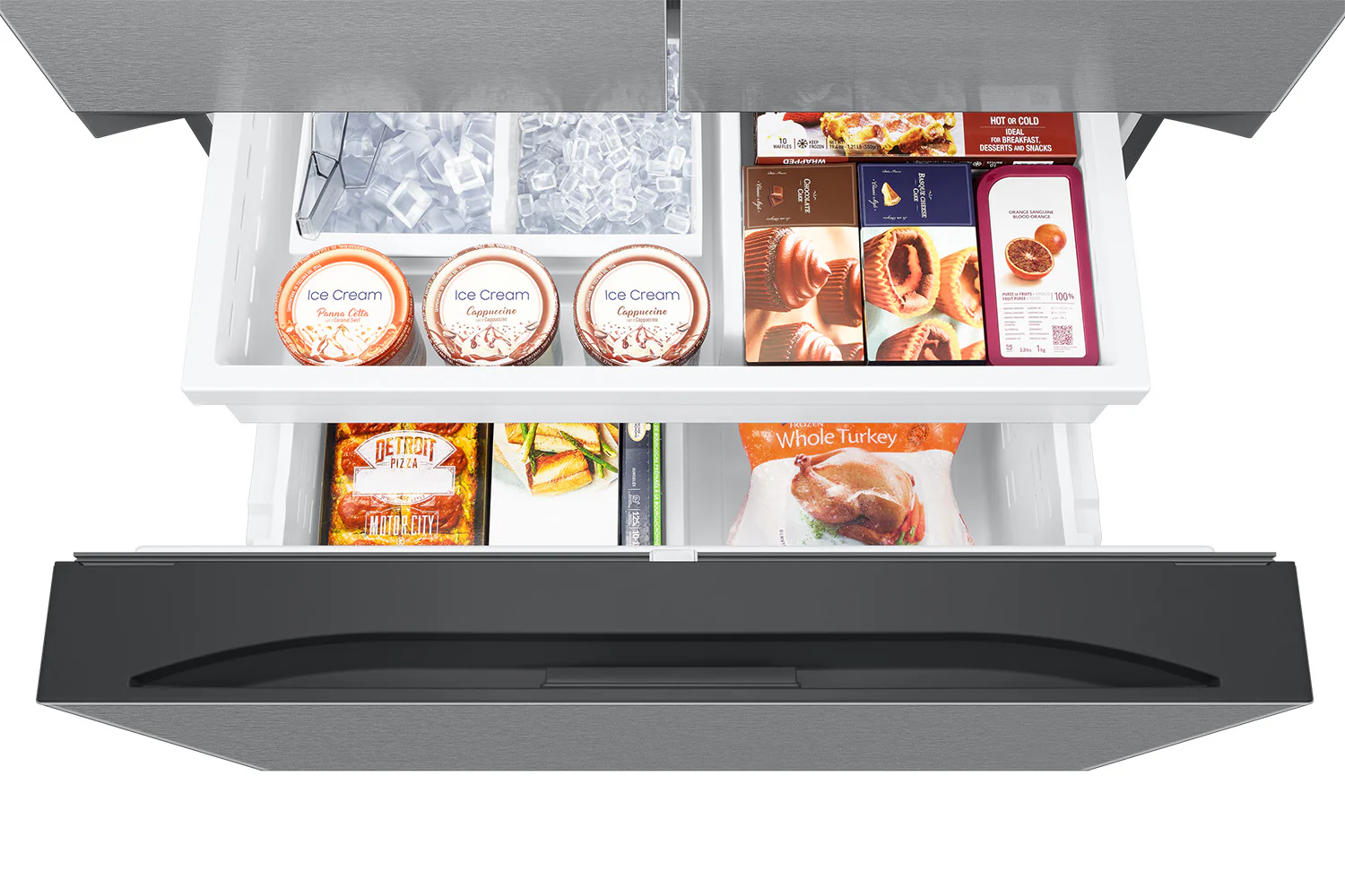 Samsung 36" 32 Cu. Ft. Stainless Steel French Door Refrigerator - RF32CG5100SRAA - Image 7