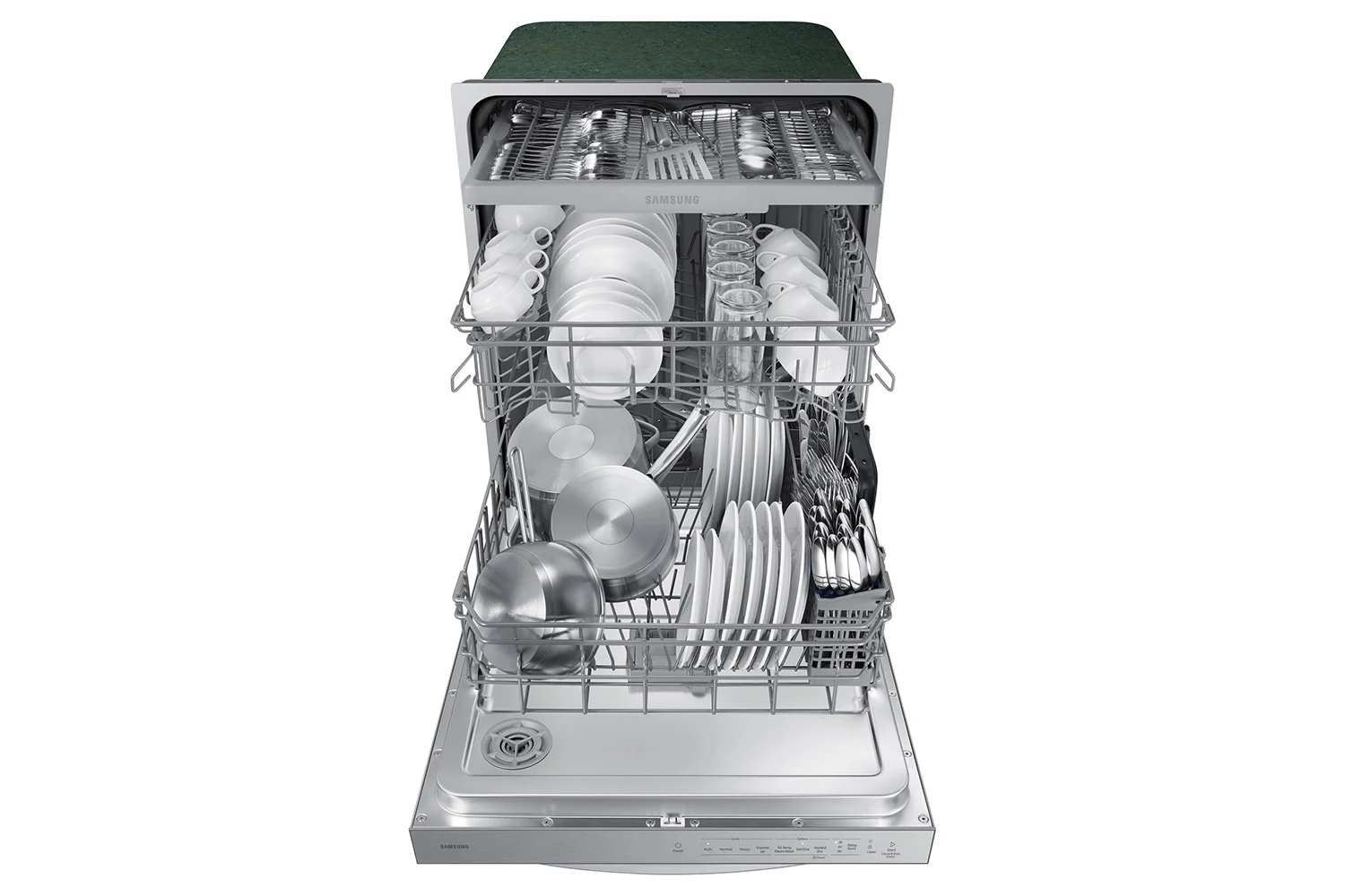 Samsung Stainless Steel 3rd Rack Dishwasher - DW80CG4051SRAA - Image 5