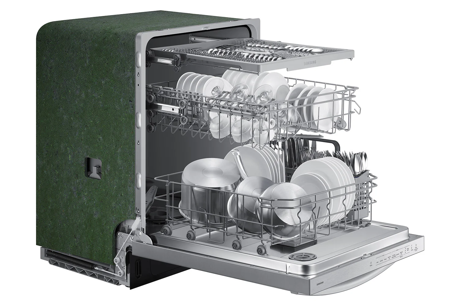 Samsung Stainless Steel 3rd Rack Dishwasher - DW80CG4051SRAA - Image 6