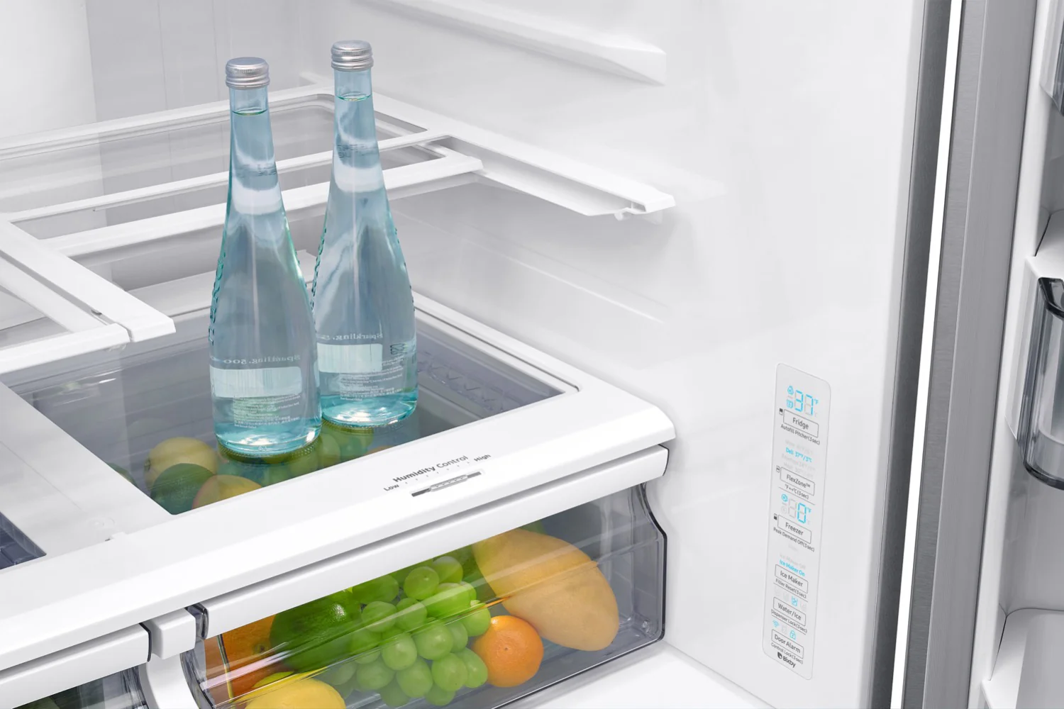 Samsung Stainless Steel 4-Door French Door Refrigerator With FlexZone Drawer (28 Cu.Ft) - RF28R7201SR/AA - Image 7
