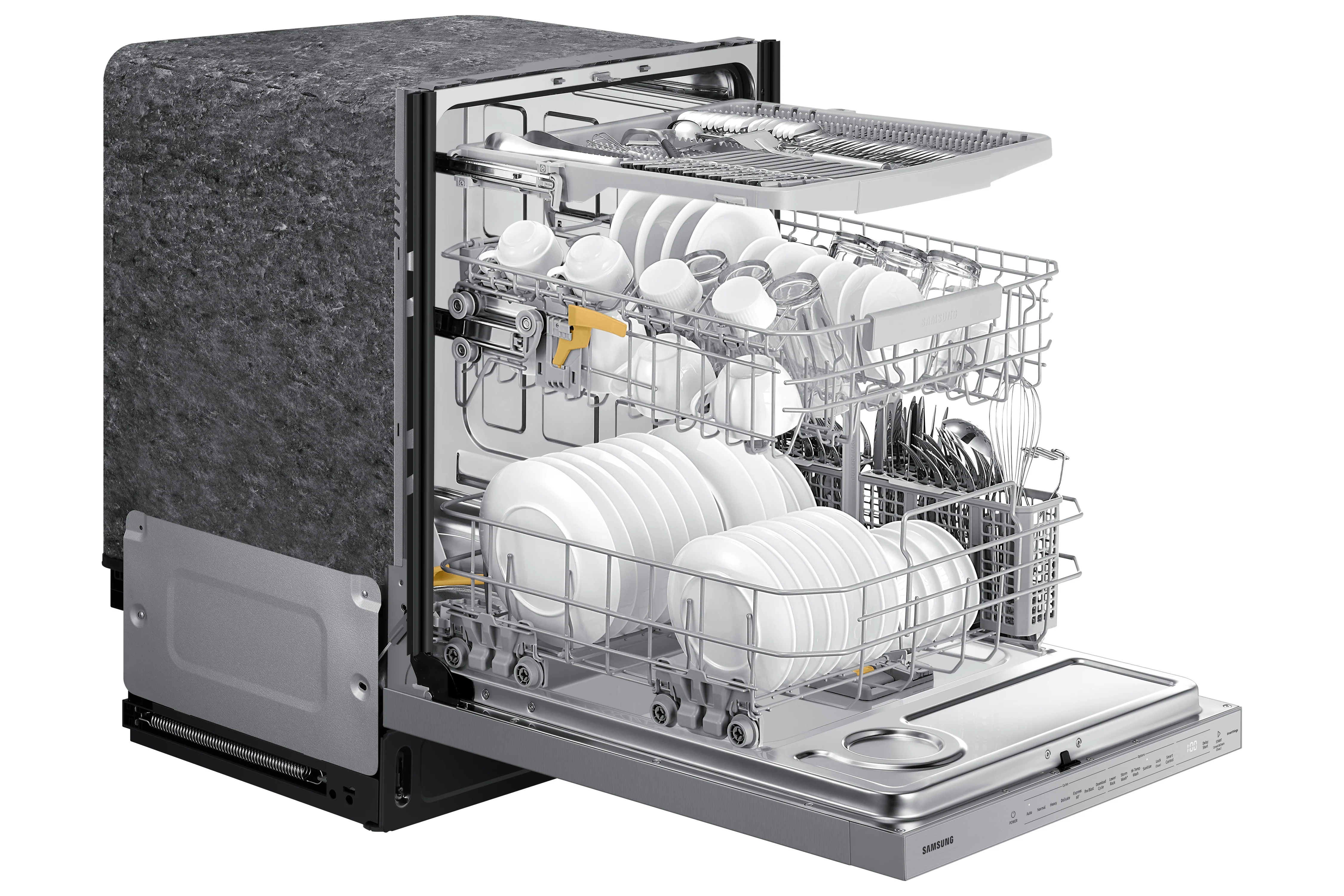 Samsung Stainless Steel Built-In Dishwasher with AutoRelease - DW80B6060US/AC - Image 8
