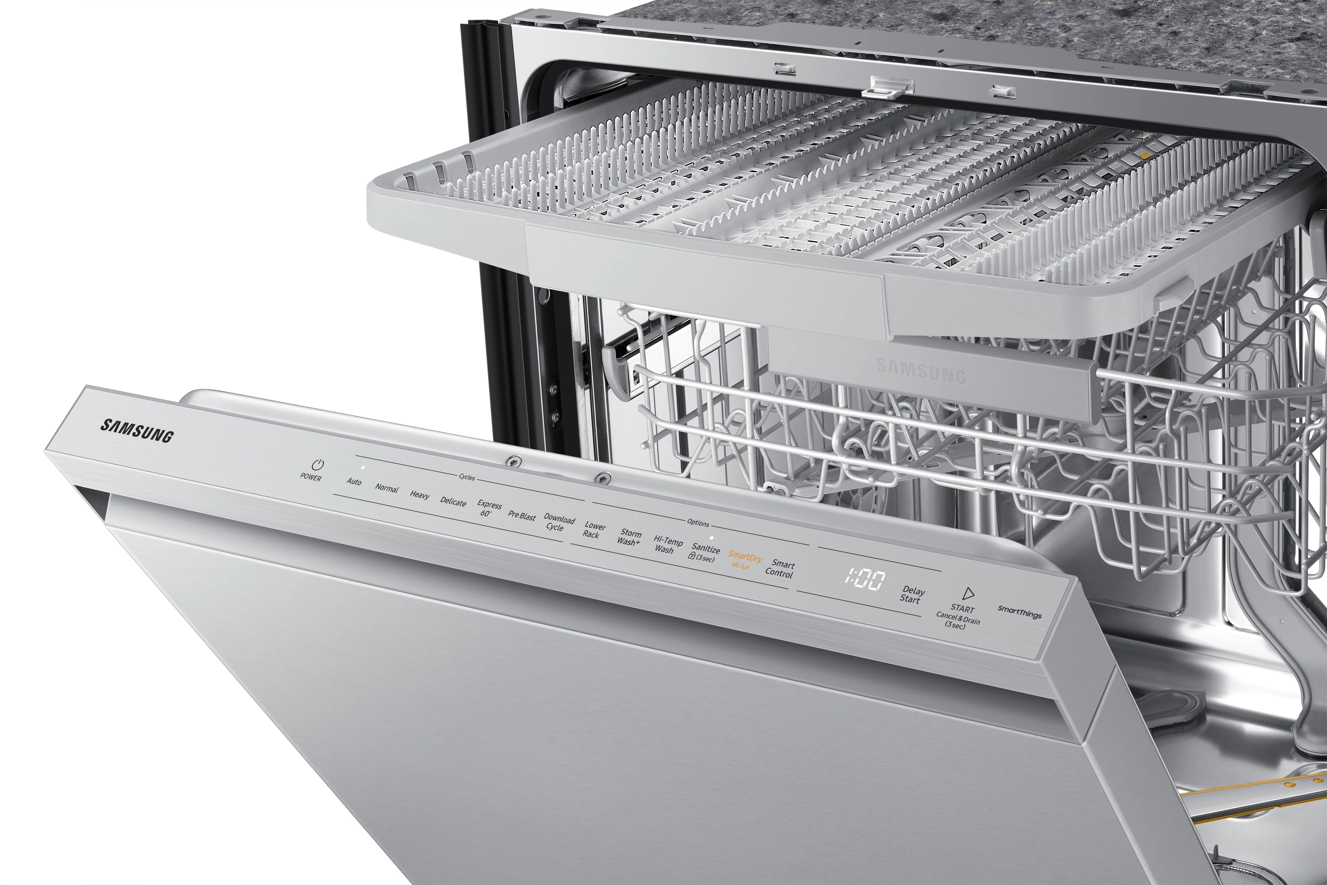 Samsung Stainless Steel Built-In Dishwasher with Smart Dry - DW80B7070US/AC - Image 12