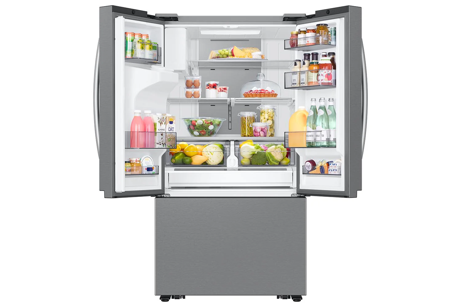 Samsung 36" 25 Cu. Ft. Stainless Steel Counter-Depth  French Door Refrigerator with Family Hub - RF27CG5900SRAC - Image 6