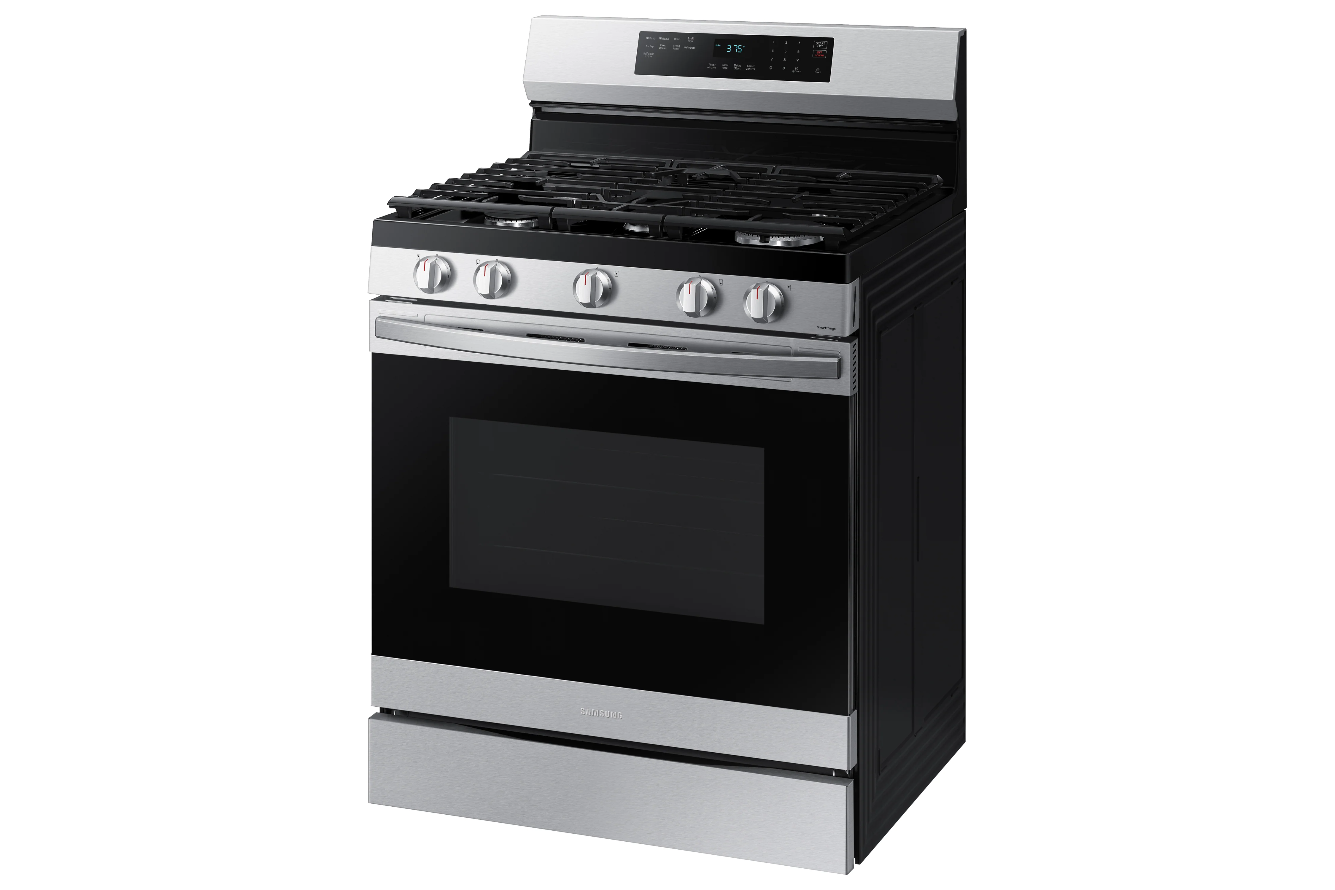 Samsung Stainless Steel Gas Fan Convection Range with Wi-Fi and Air Fry (6.0 Cu.Ft) - NX60A6511SS/AA - Image 10