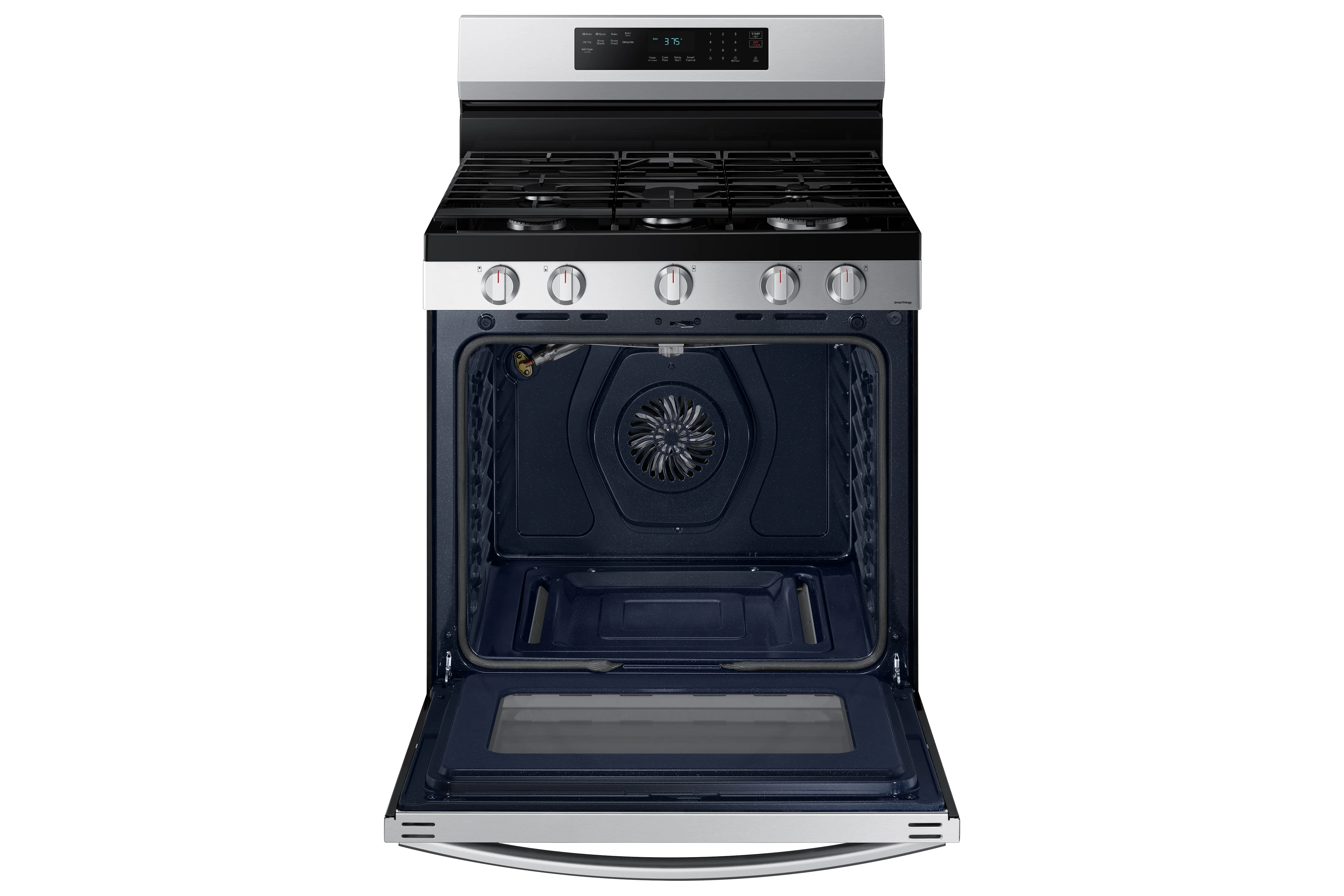 Samsung Stainless Steel Gas Fan Convection Range with Wi-Fi and Air Fry (6.0 Cu.Ft) - NX60A6511SS/AA - Image 4