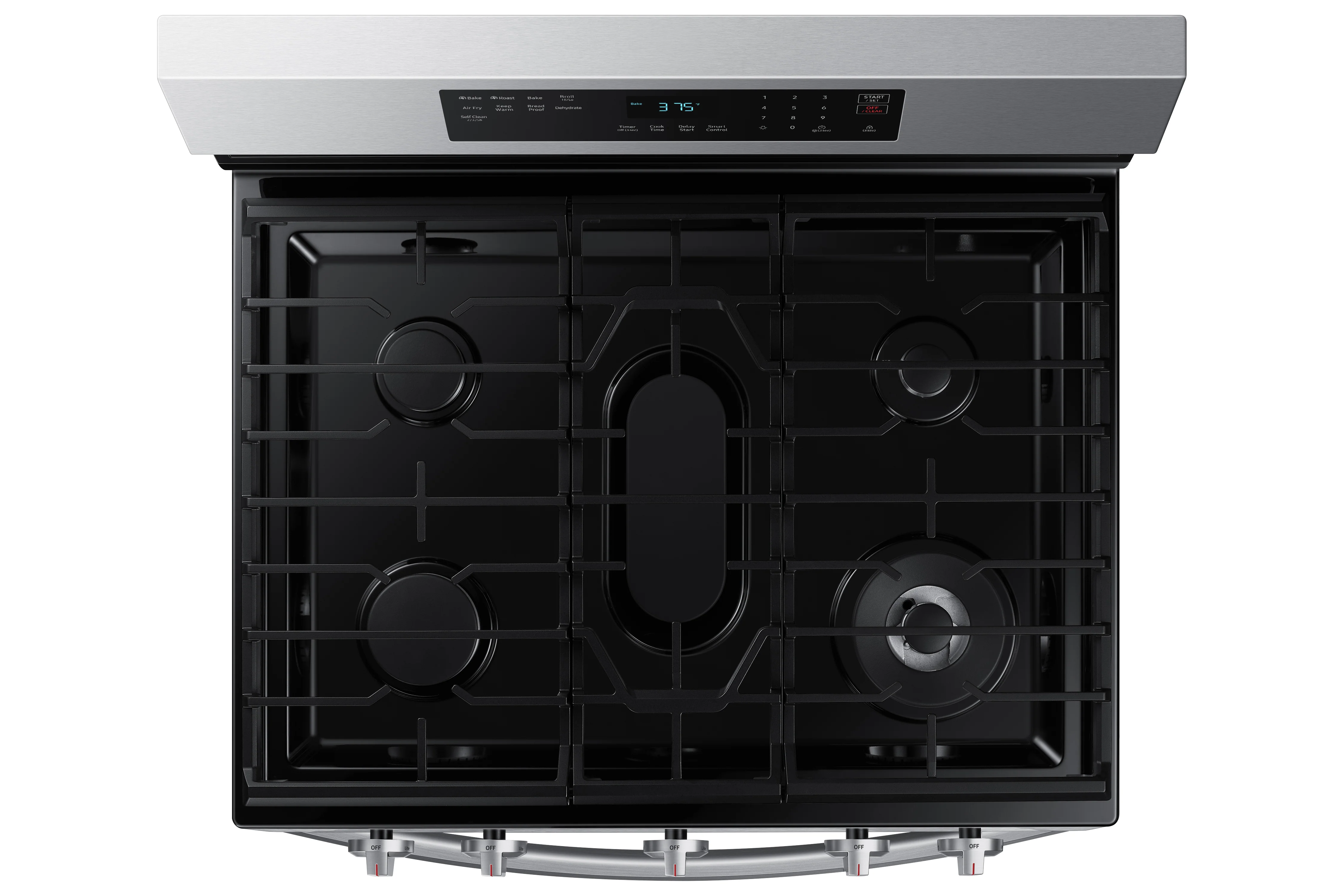 Samsung Stainless Steel Gas Fan Convection Range with Wi-Fi and Air Fry (6.0 Cu.Ft) - NX60A6511SS/AA - Image 6