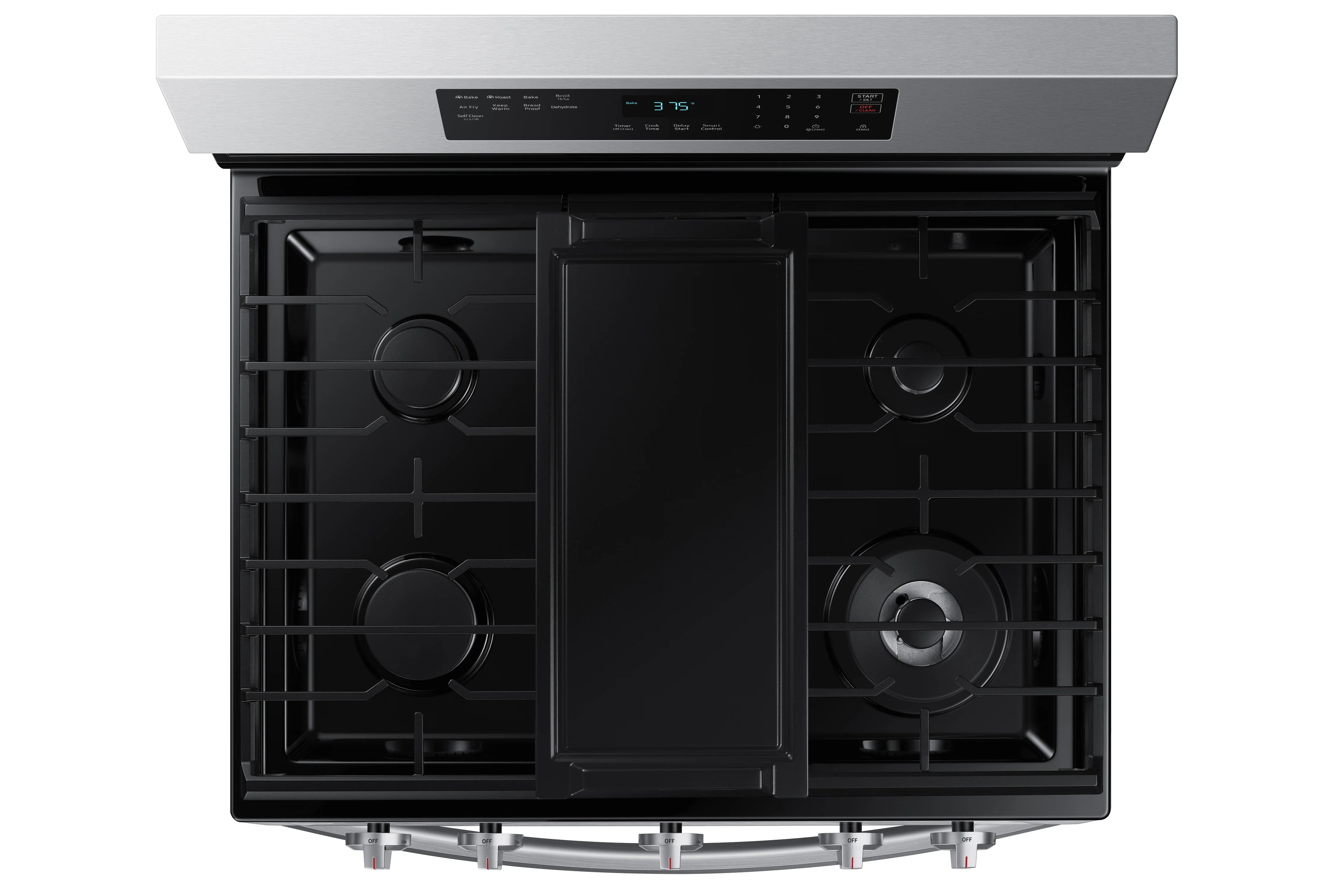 Samsung Stainless Steel Gas Fan Convection Range with Wi-Fi and Air Fry (6.0 Cu.Ft) - NX60A6511SS/AA - Image 7