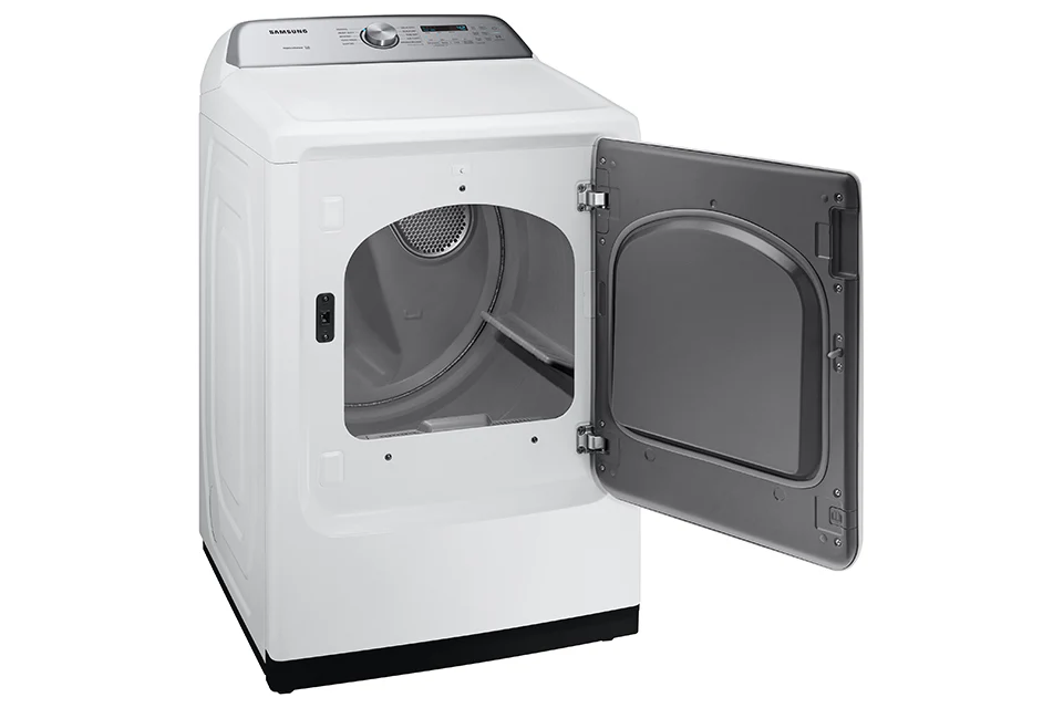 Samsung White Electric Dryer with Sensor Dry (7.4 Cu.Ft) - DVE50T5205W/AC - Image 4