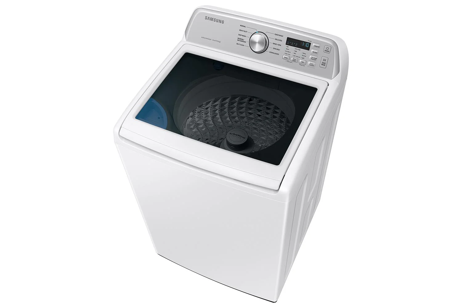 Samsung White Top Load Washer with Agitator and SmartThings (5.3 Cu.Ft) - WA46CG3505AWA4 - Image 5